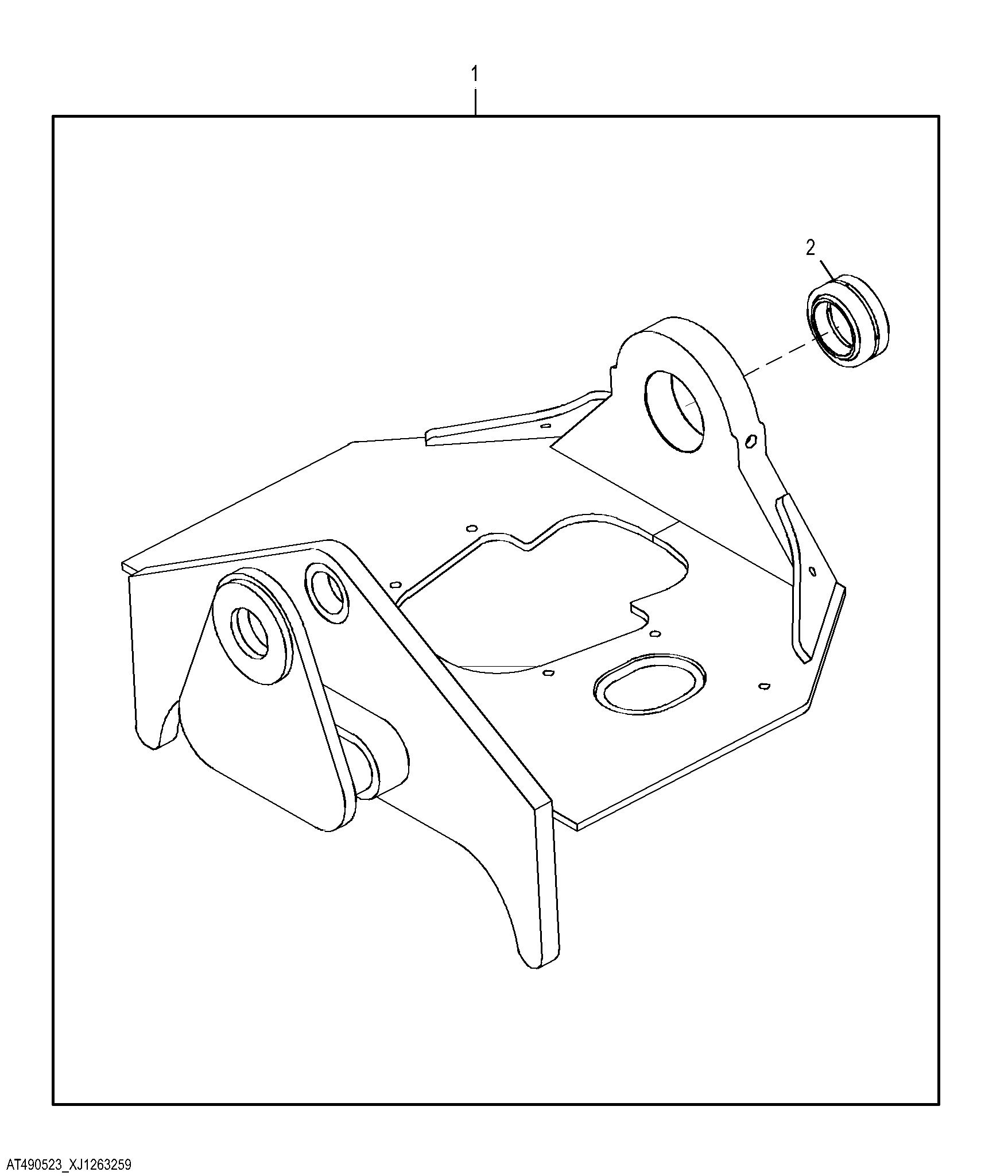 Equipment Frame Articulation Joint