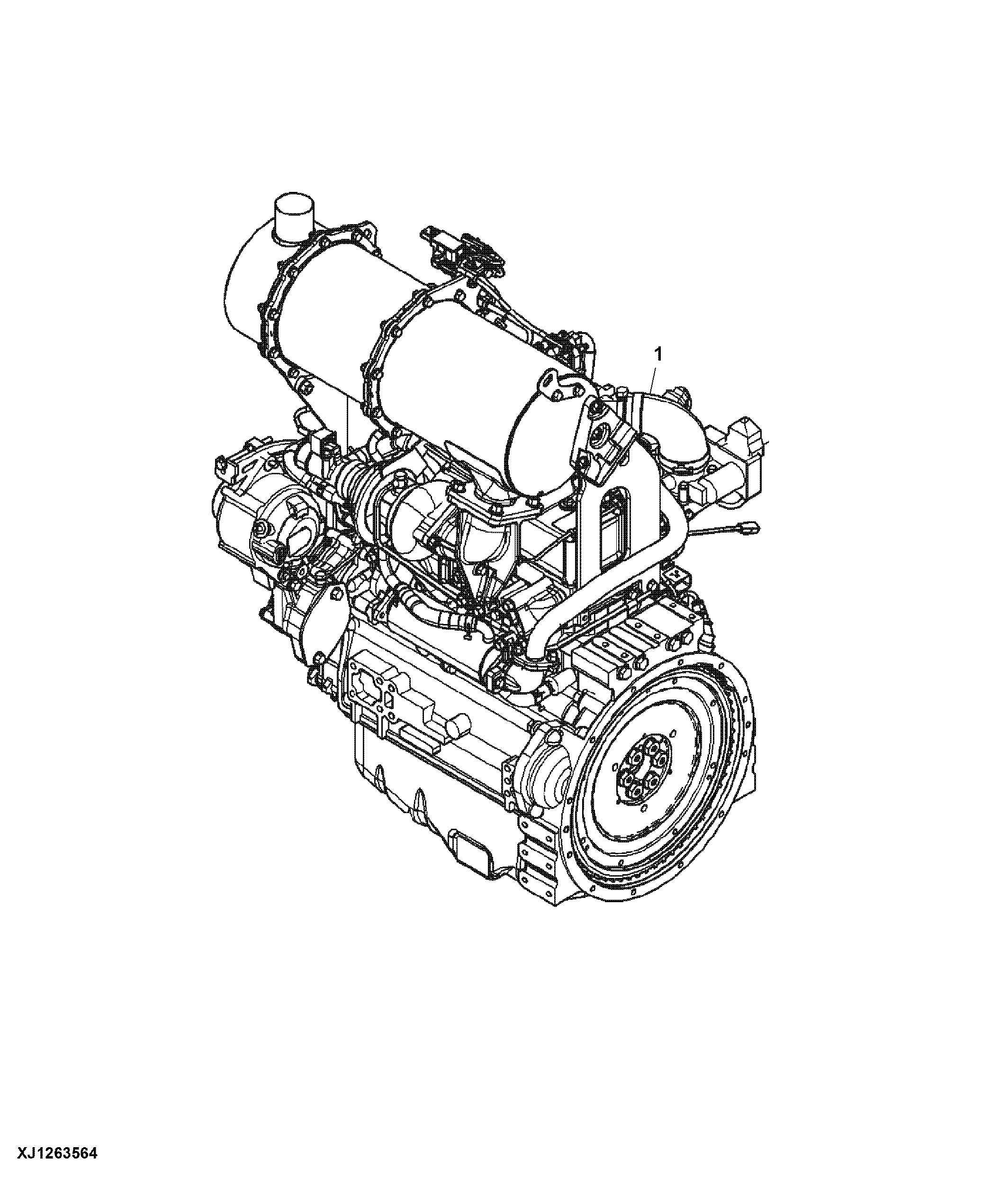 Engine (Engine 4TNV98CT-LW12223322) ( - 56714)
