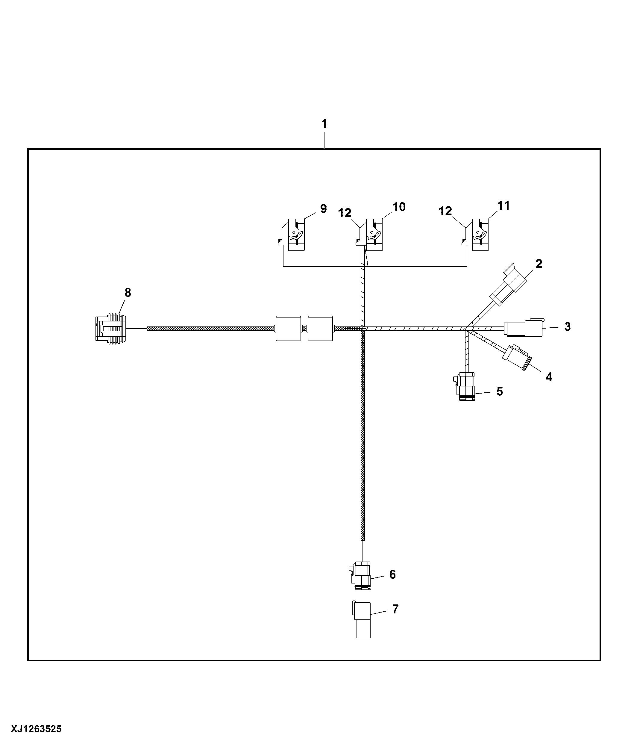 Wiring Harness Components, CommandCenter™, Virtual Terminal Controller ( - 001761)
