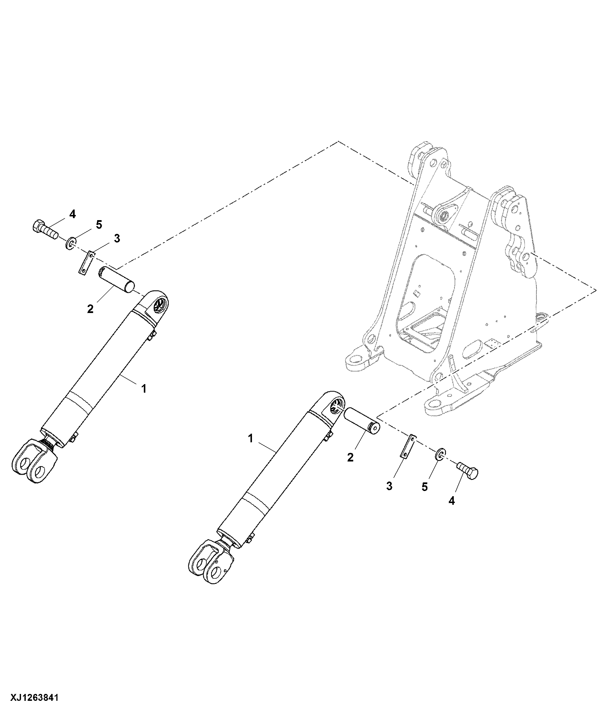Boom Lift Cylinder and Pins