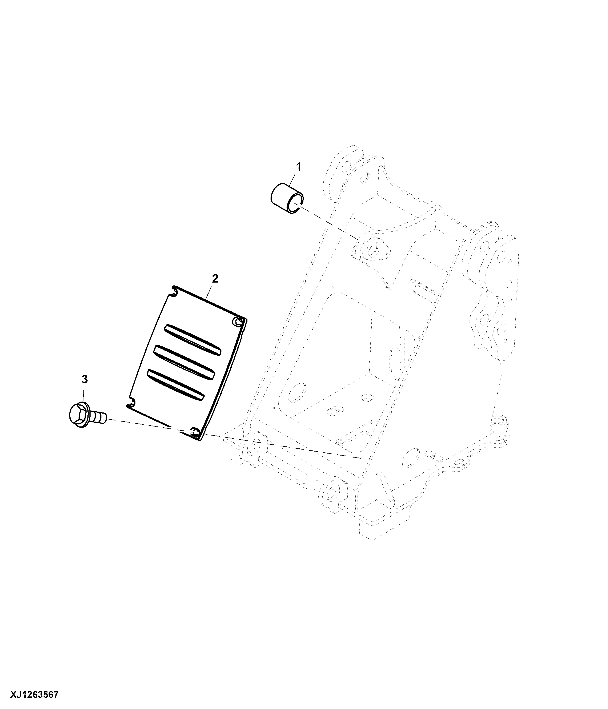 Loader Frame Cover and Bucket Cylinder Bushing