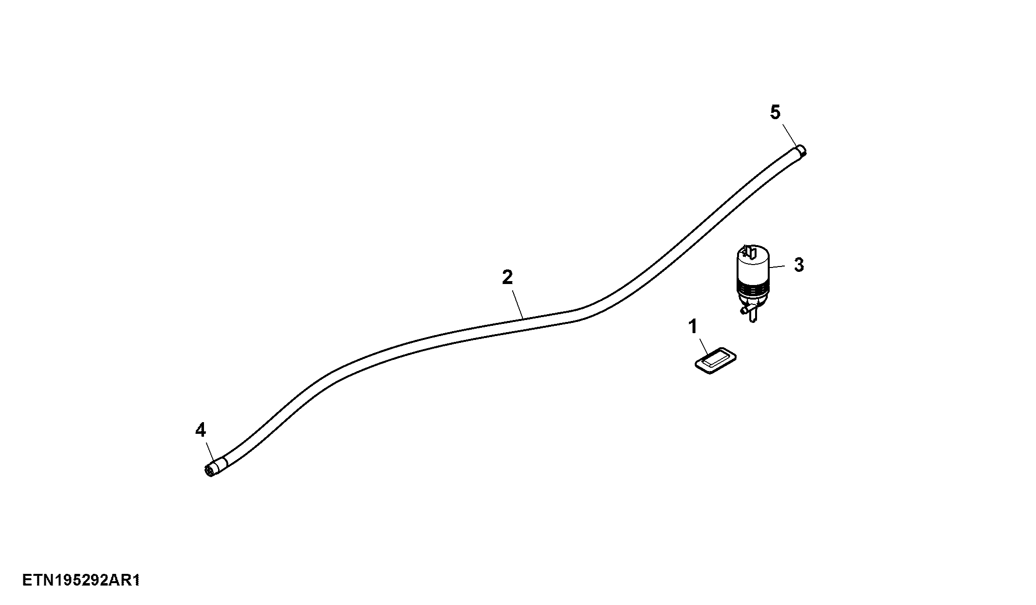 Wiring Harness, Rear Windshield Wiper