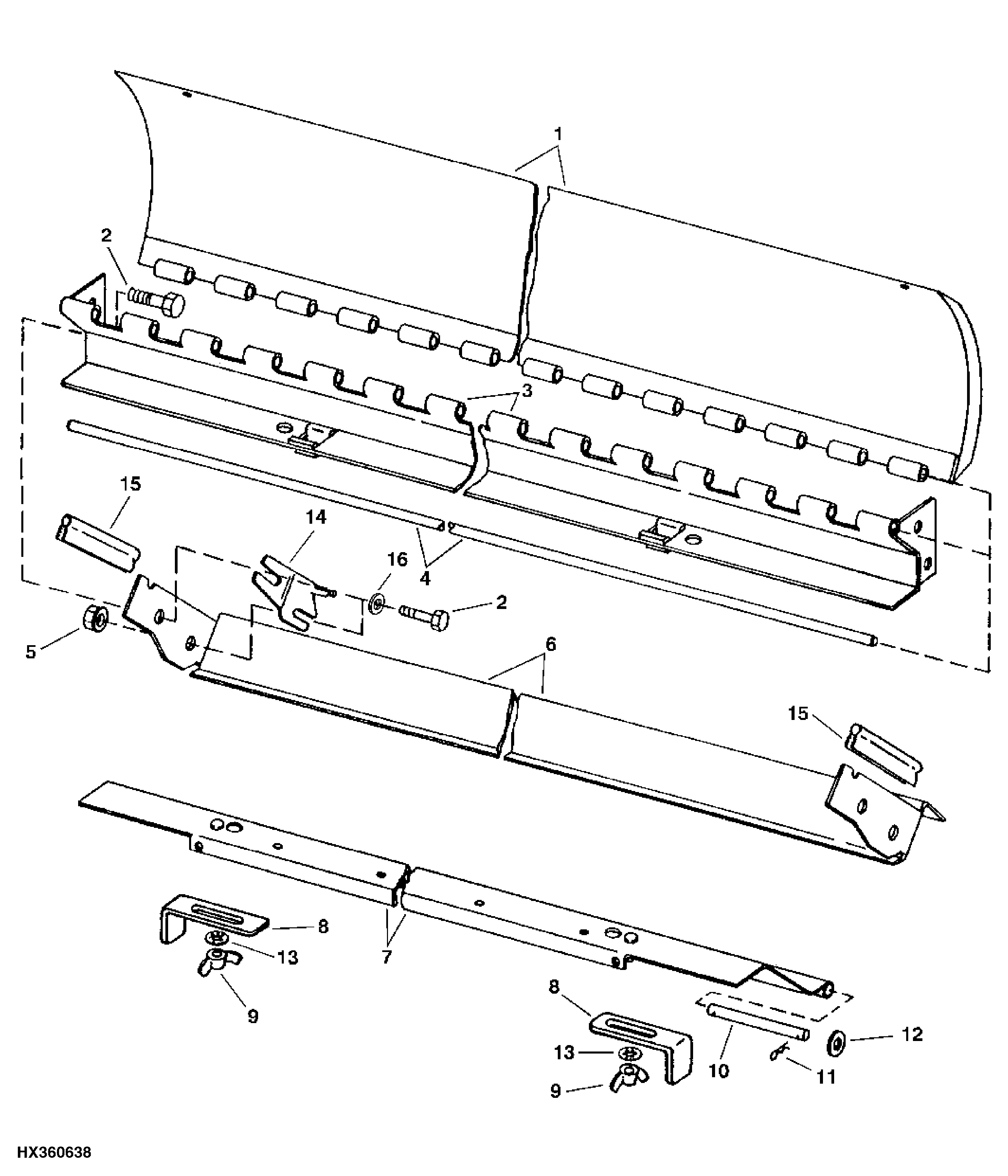 Separator / Feeder House Seal, Stone Trap And Door, Sidehill
