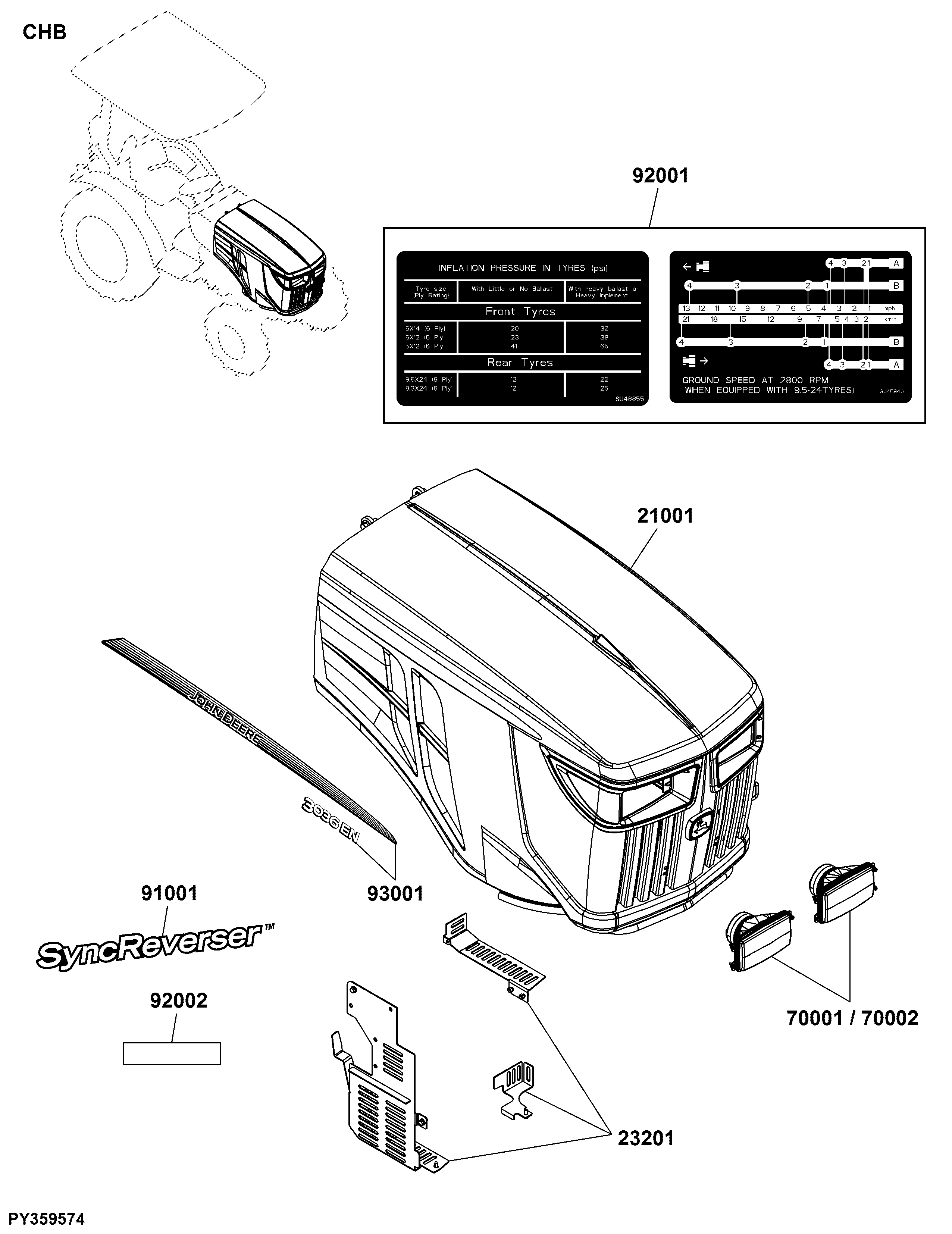 CHB Chassis Sheet Metal and Styling Components