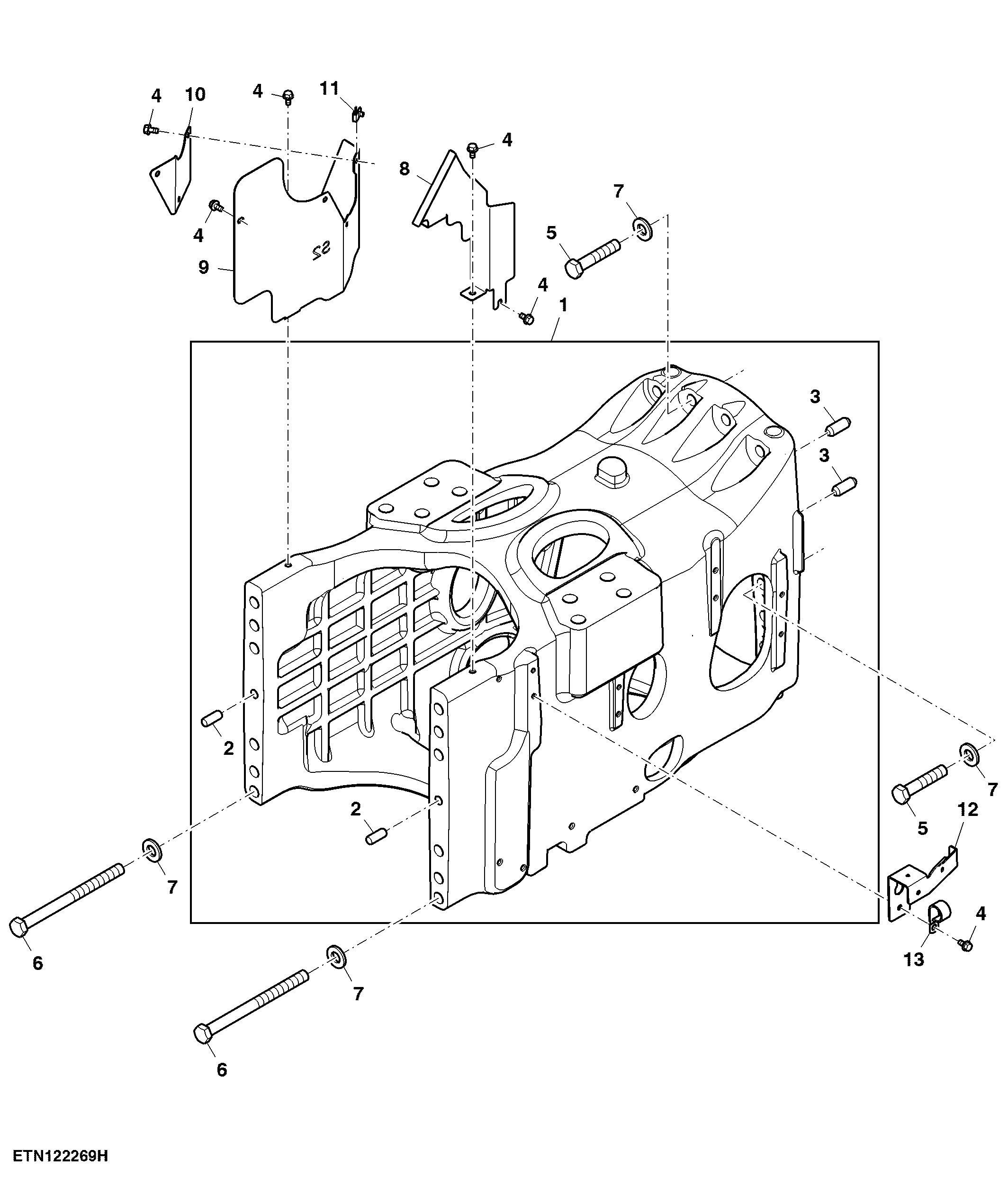 Mid-Frame, W/ Air Trailer Brake and ACS™, 16 Speed PST, T2 and T3 Engines