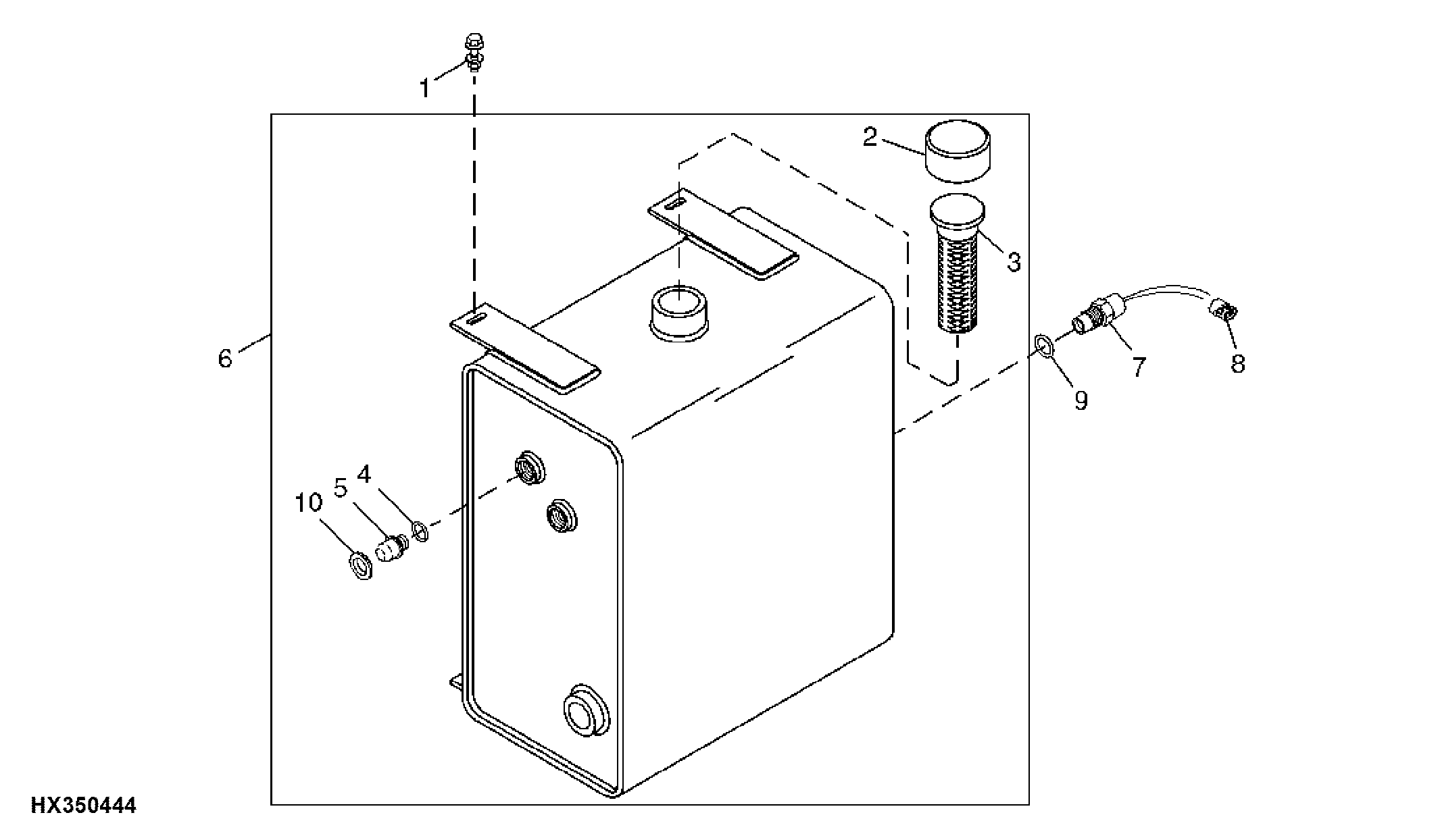 HYDRAULIC / HYDROSTATIC OIL RESERVOIR AND MOUNTINGS