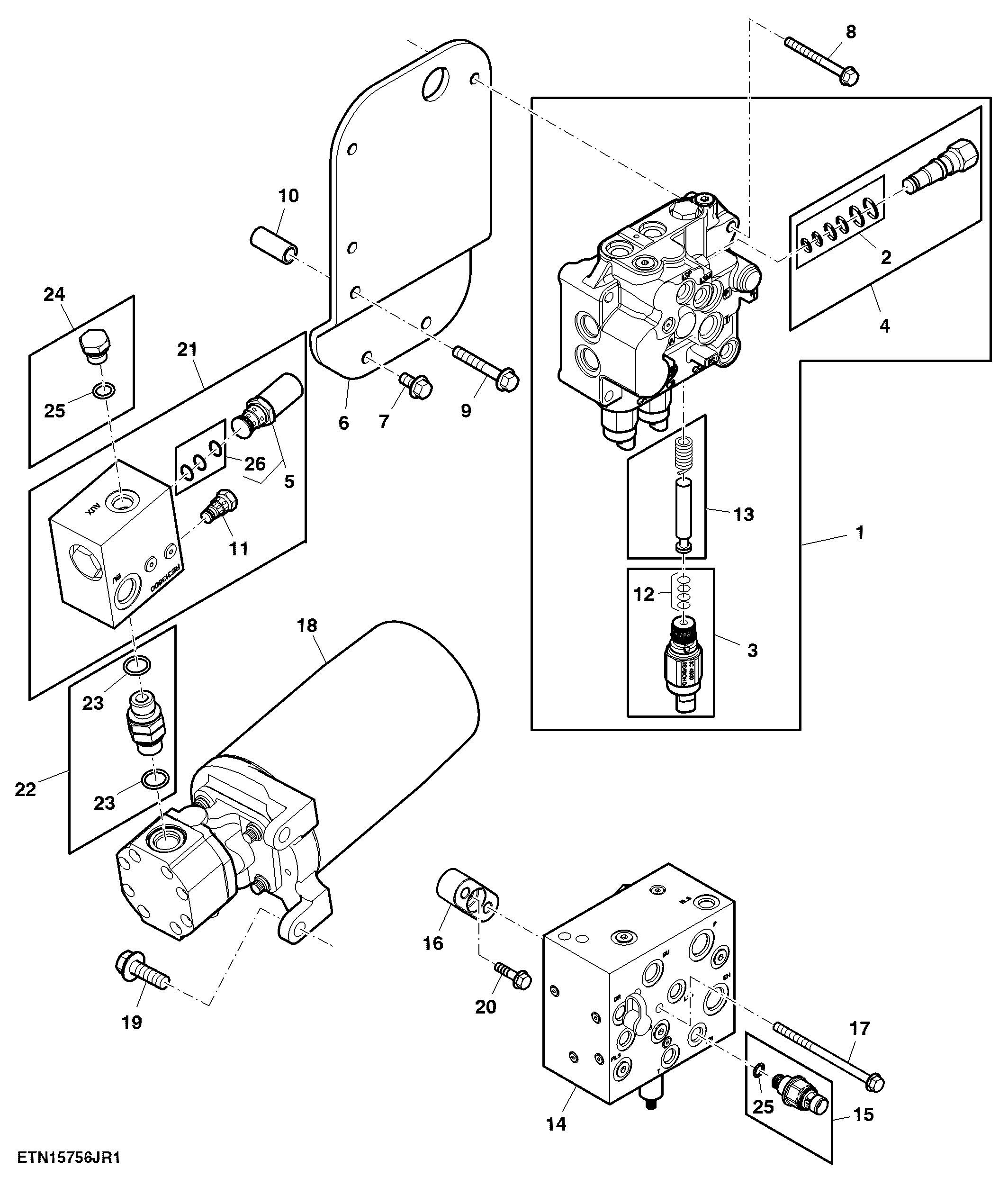Control Valve, AutoTrac™ W/ 1500 MFWD And ILS™
