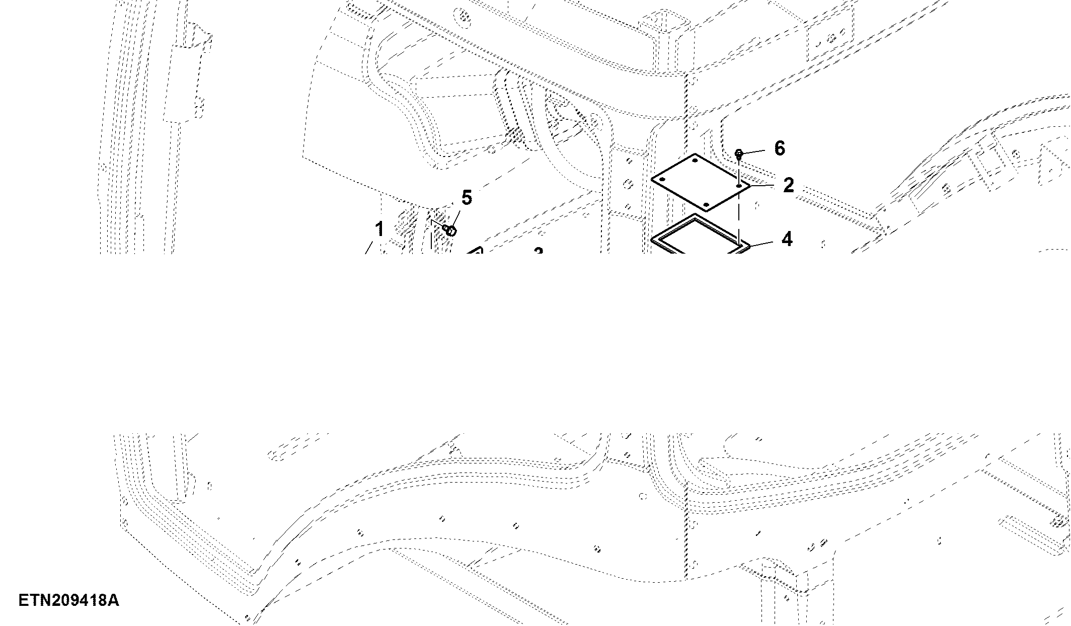 Floor Plates, W/O Differential Lock (059001 - )
