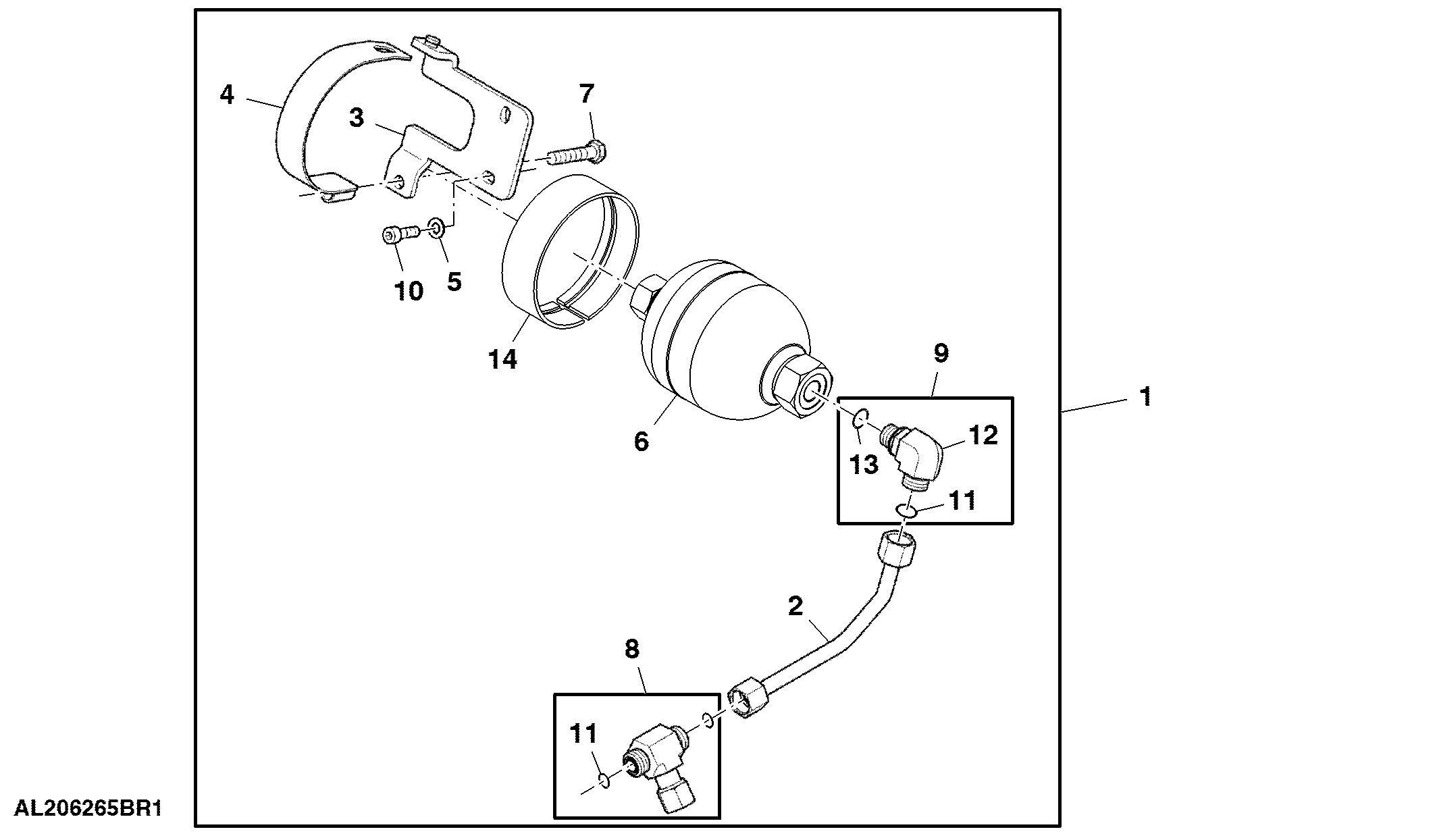 Attachment, Front Hitch Hydraulic Accumulator