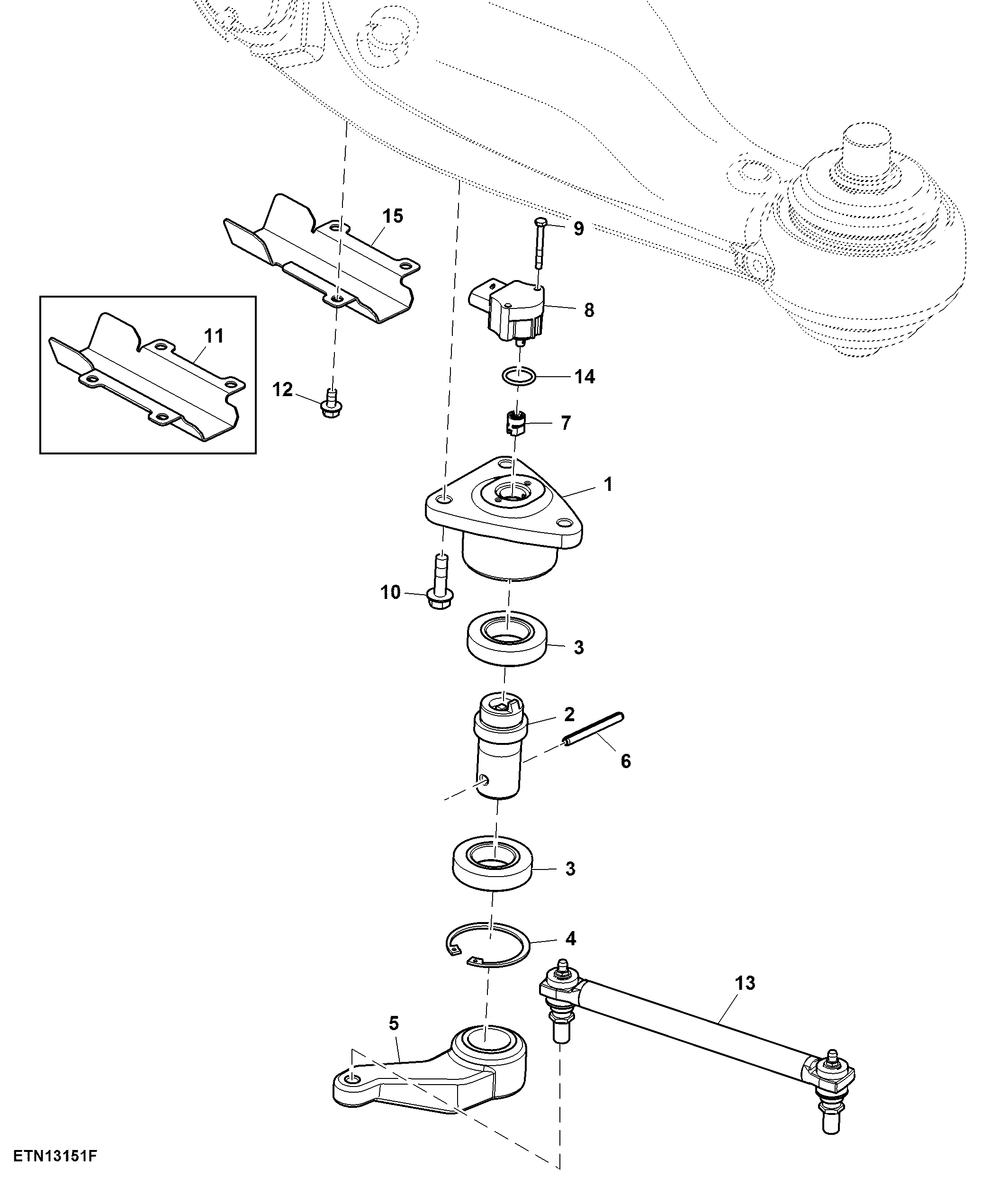 Steering System Sensor, ILS™ W/ AutoTrac™ ( - 100215)