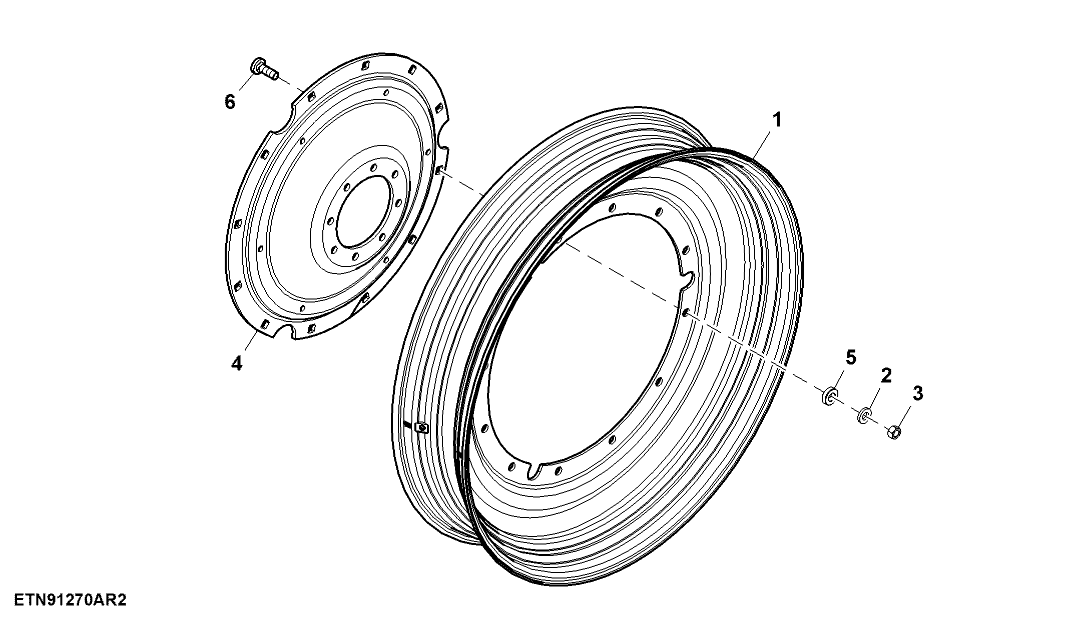 Steel Disk Rear Wheels, Adjustable, 16 Position, DW10X50
