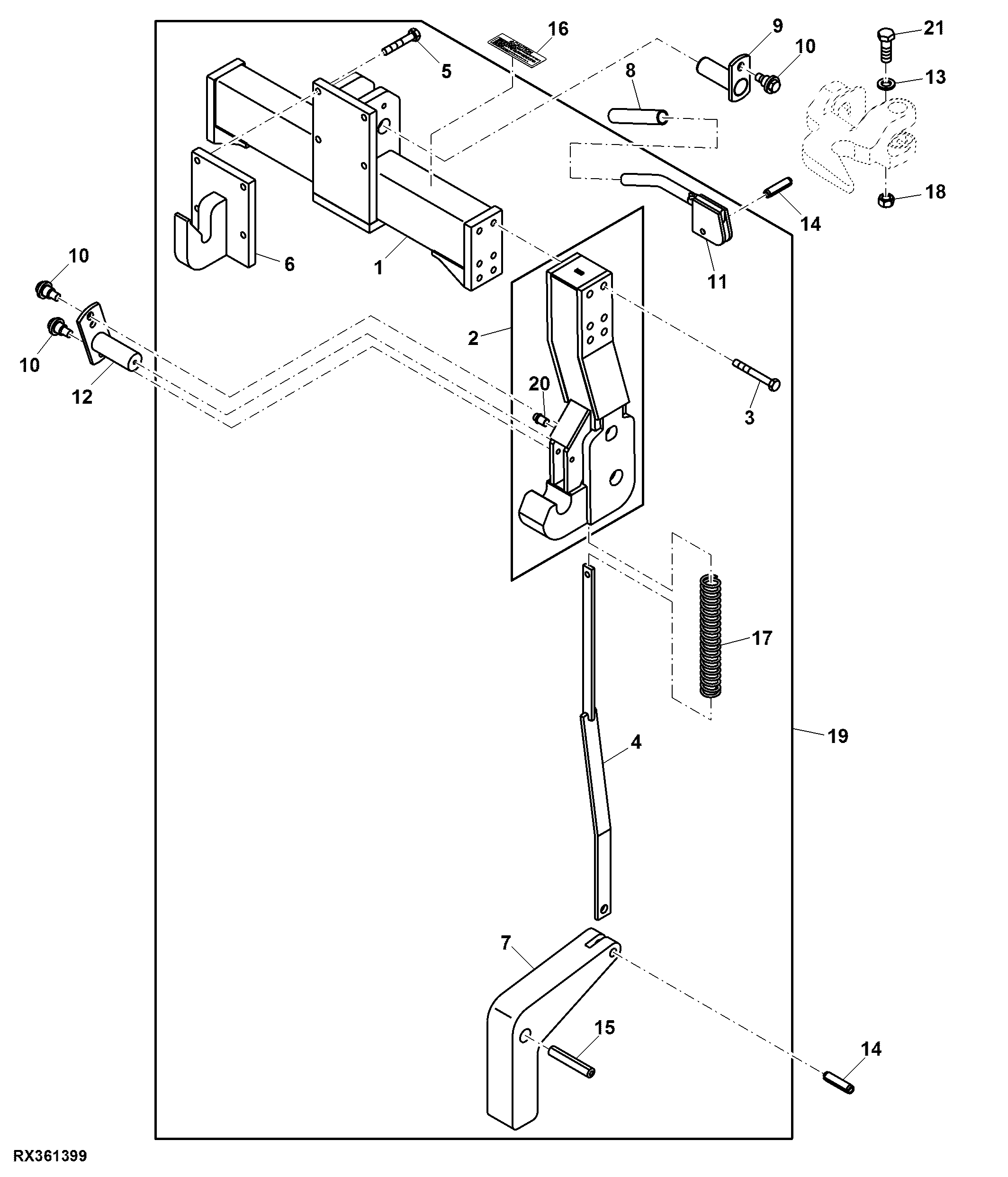 Implement Quick Coupler (Category 3, 4 and 5N)