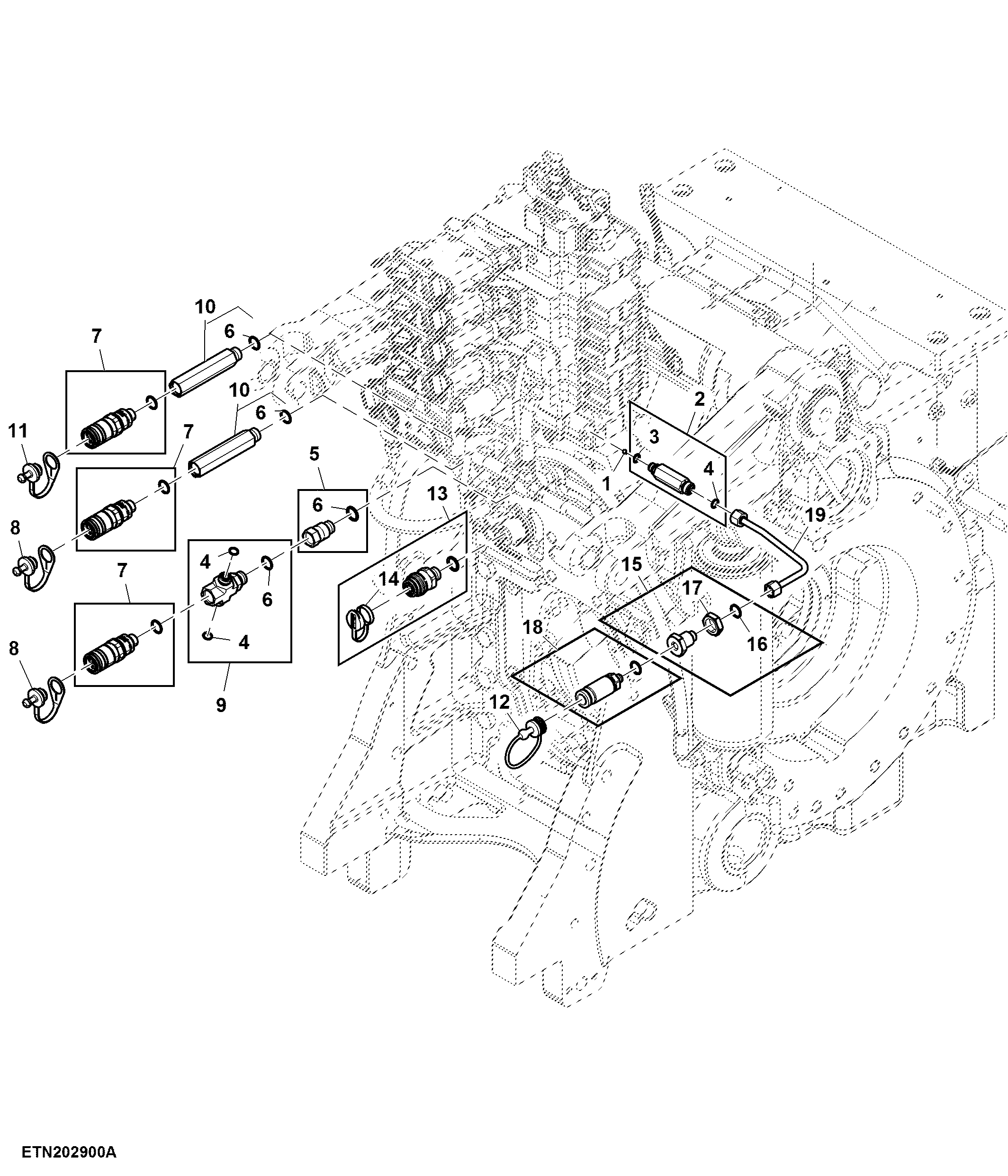 Hydraulic Quick Connect, 1/2" Power Beyond Coupler