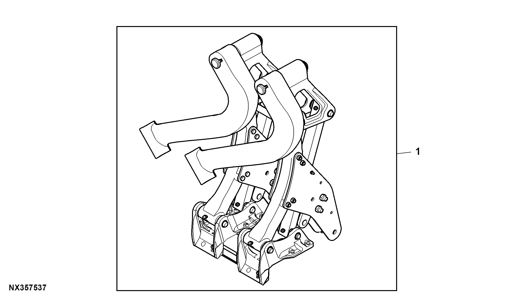 Main Frame Front Linkage, Attachment