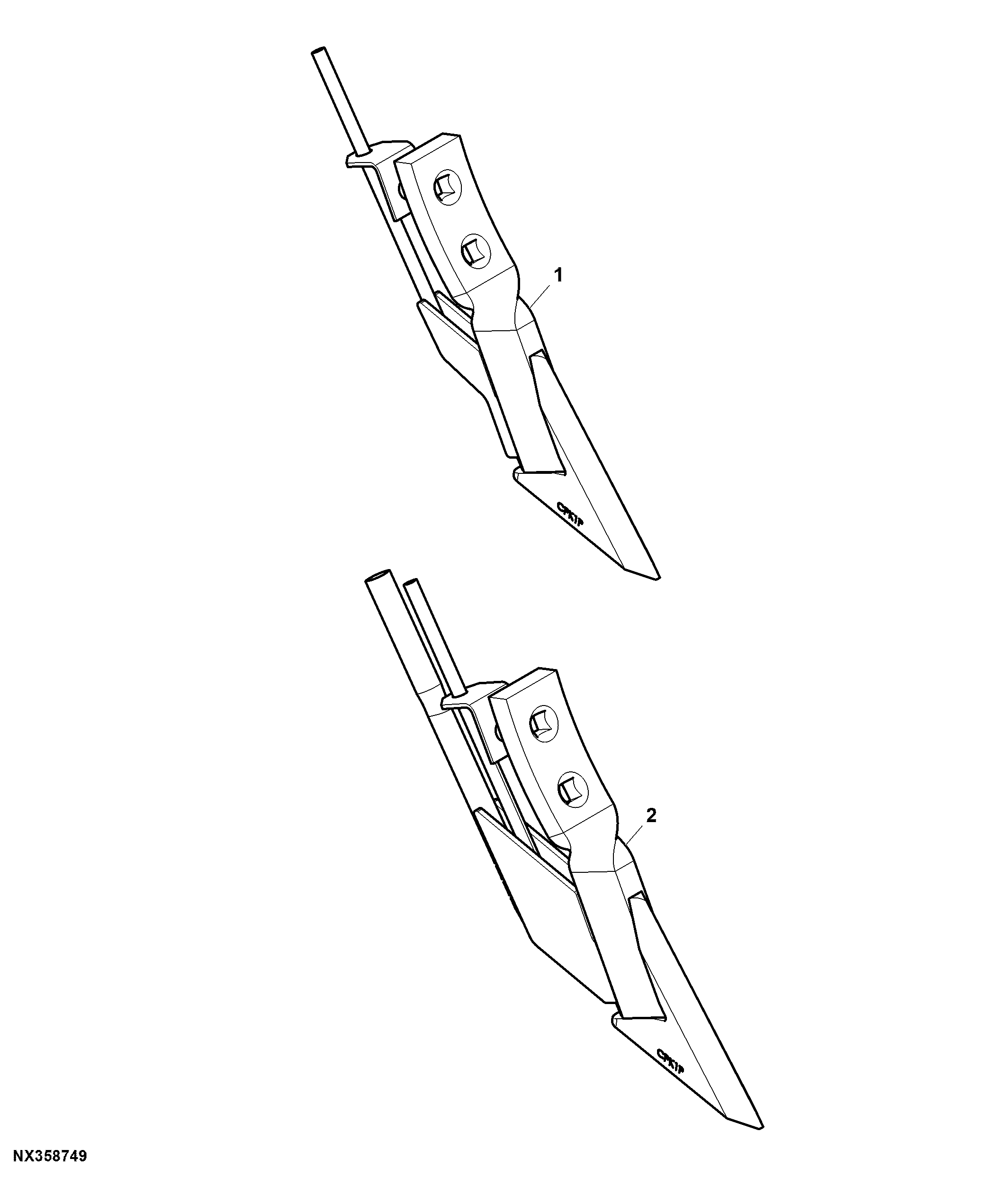 Bolt on Points, Chisel Plow