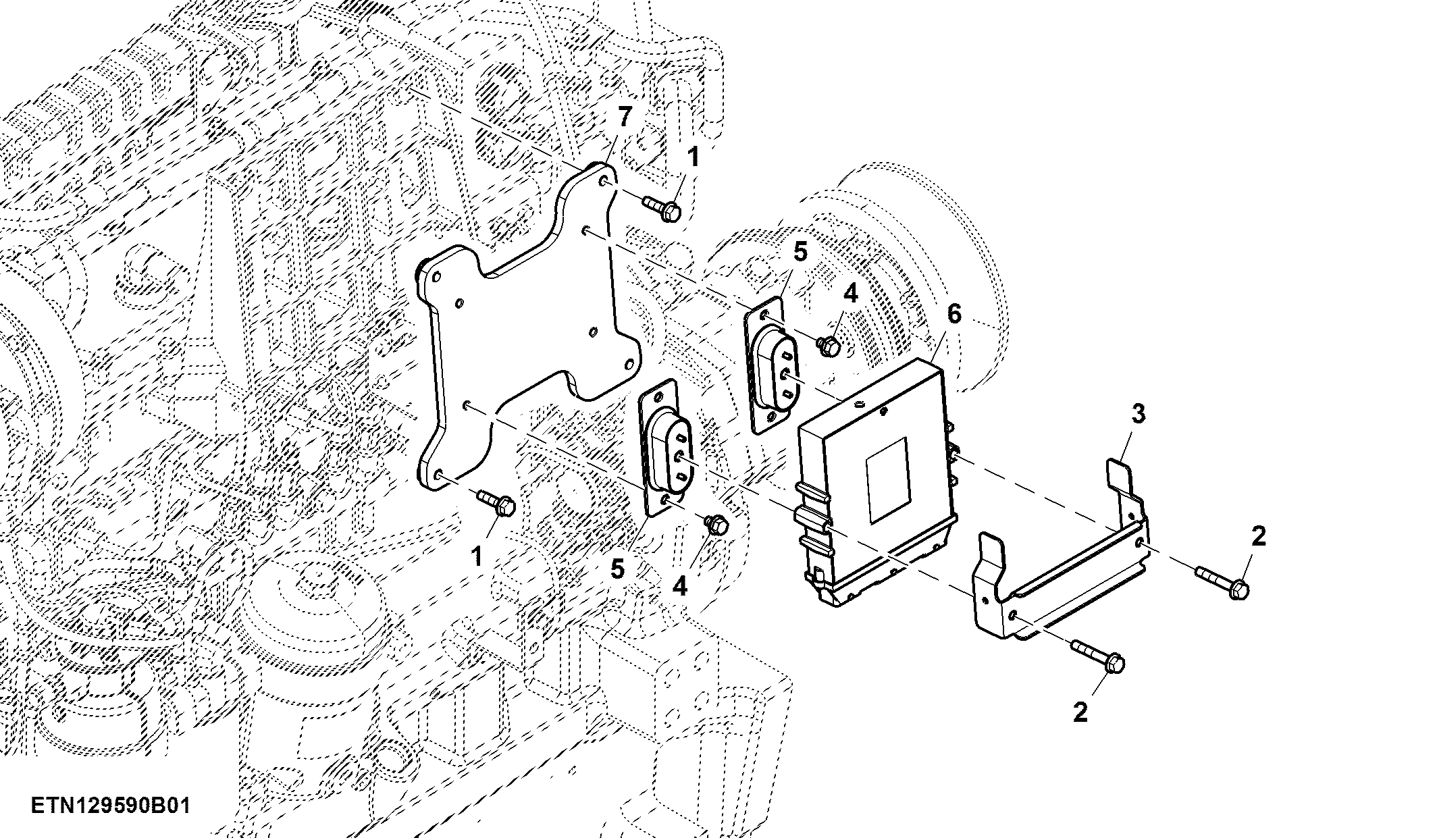Engine Controller, T3 Engine, Mid Flex, PST