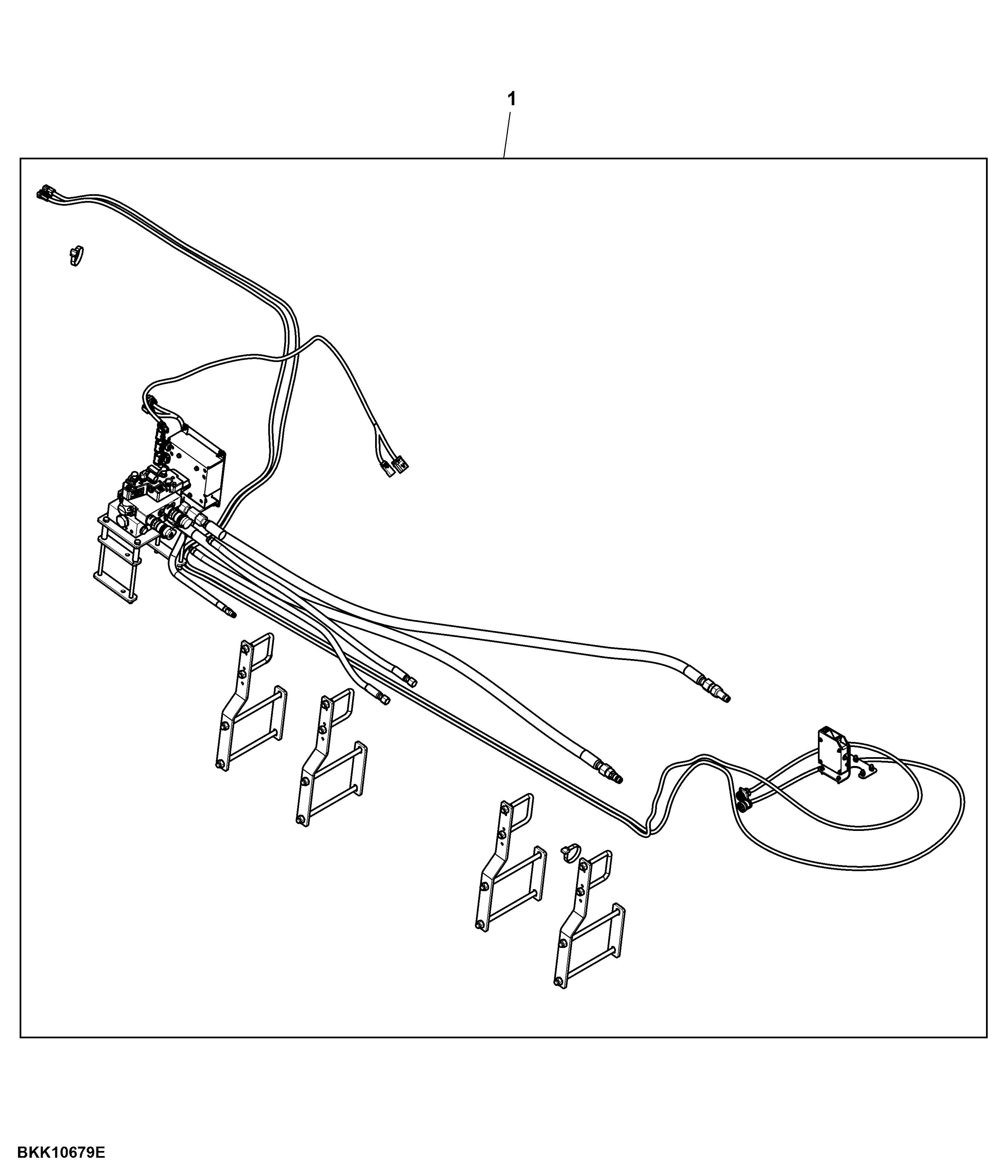 Attachment, Flow Control Valve and Lines, TruSet™, 5 Section