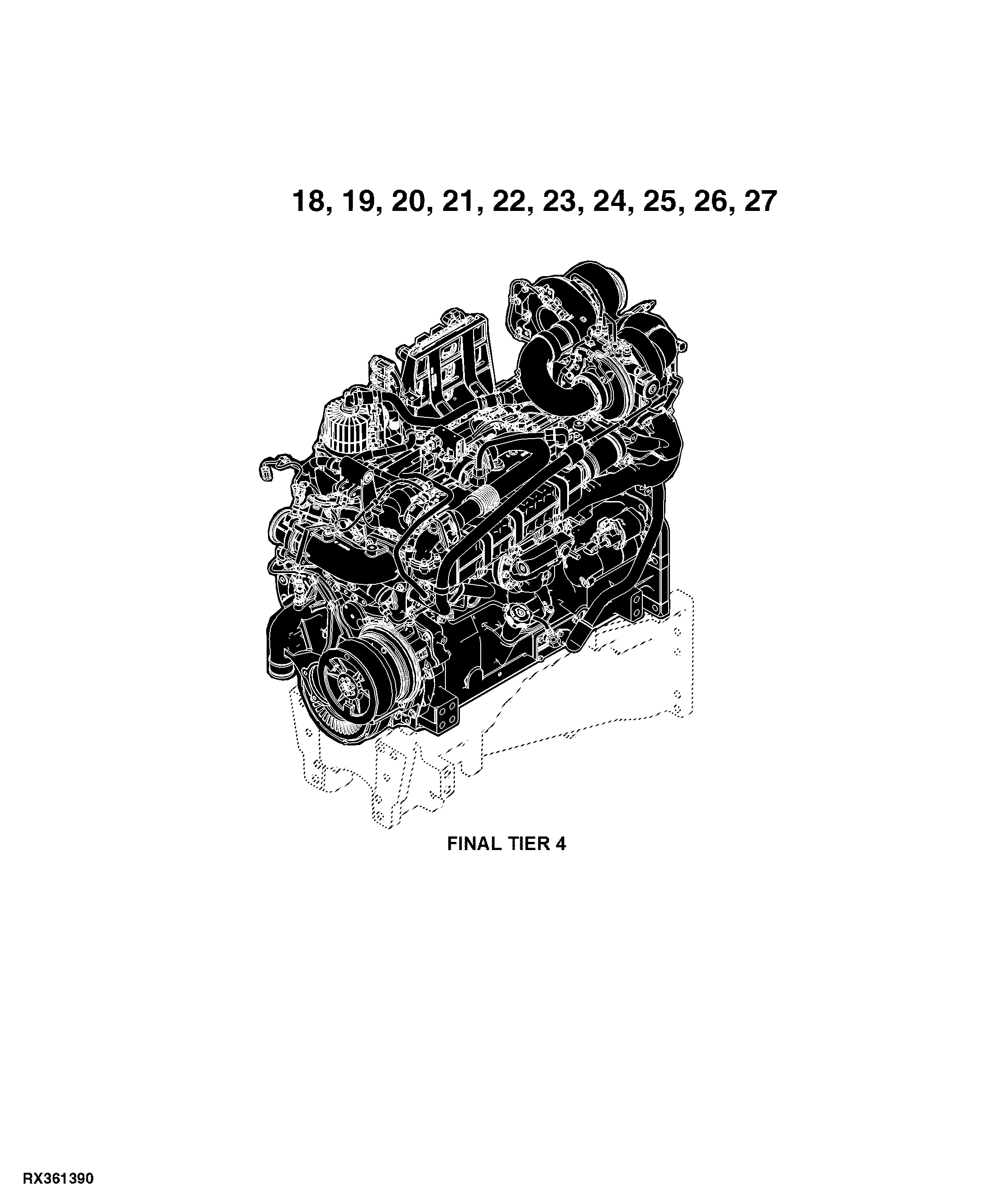 7310R Tractor (S.N. 080001-110100)(Worldwide Edition)