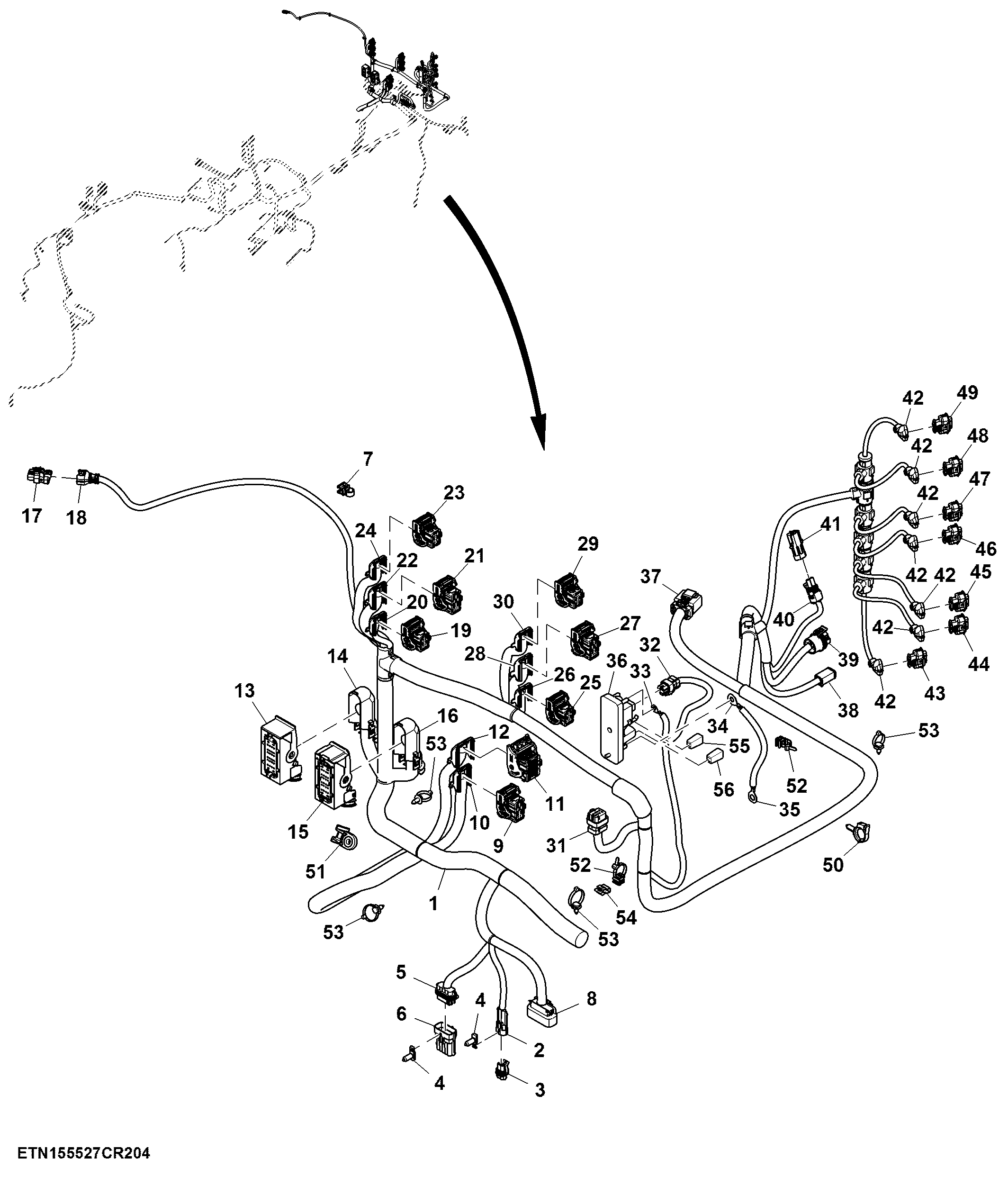 Wiring Harness, Chassis, FT4 Engine (4/4) (916000 - )