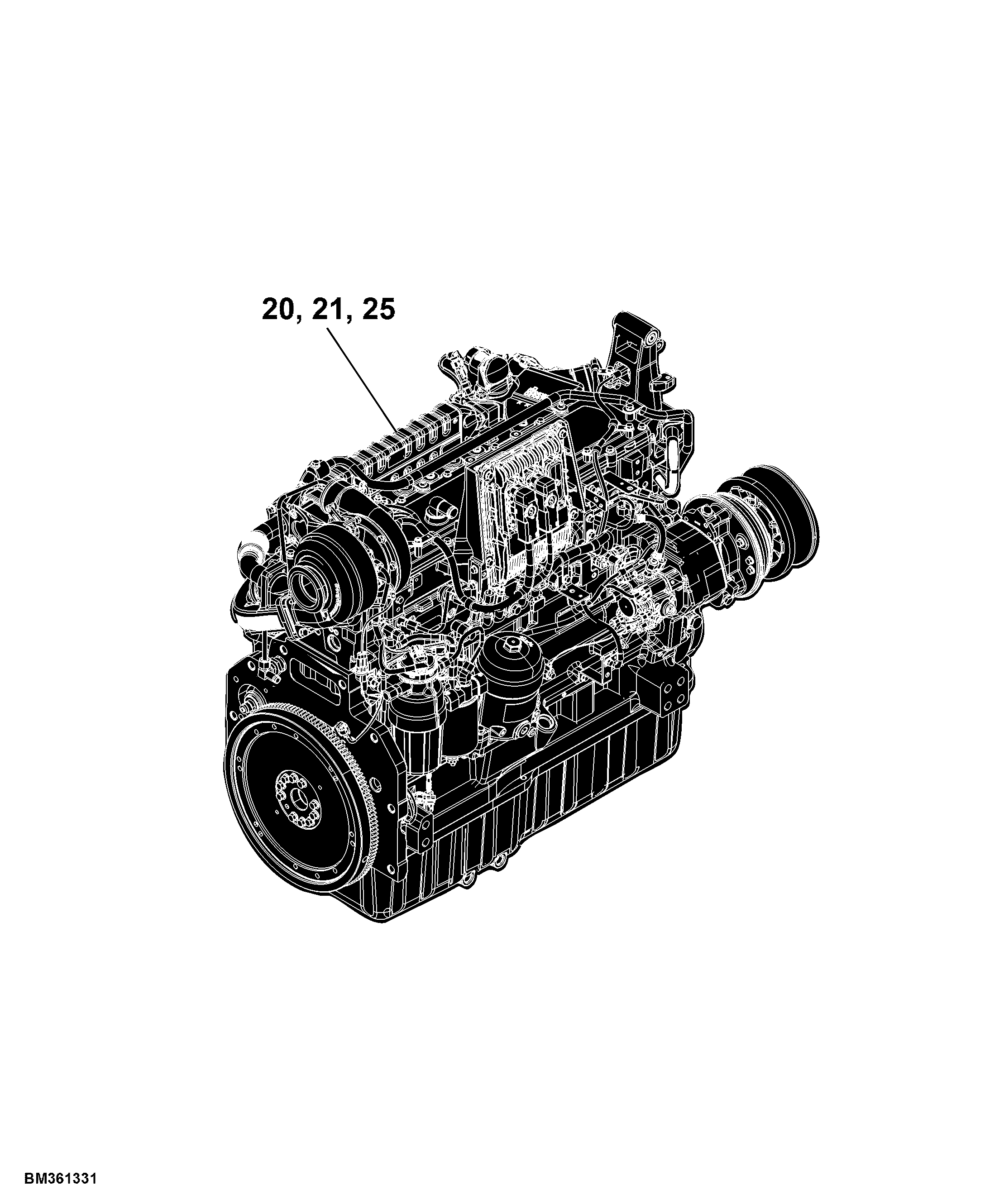 8295R Tractor (S.N. 100000- )(South America Edition)