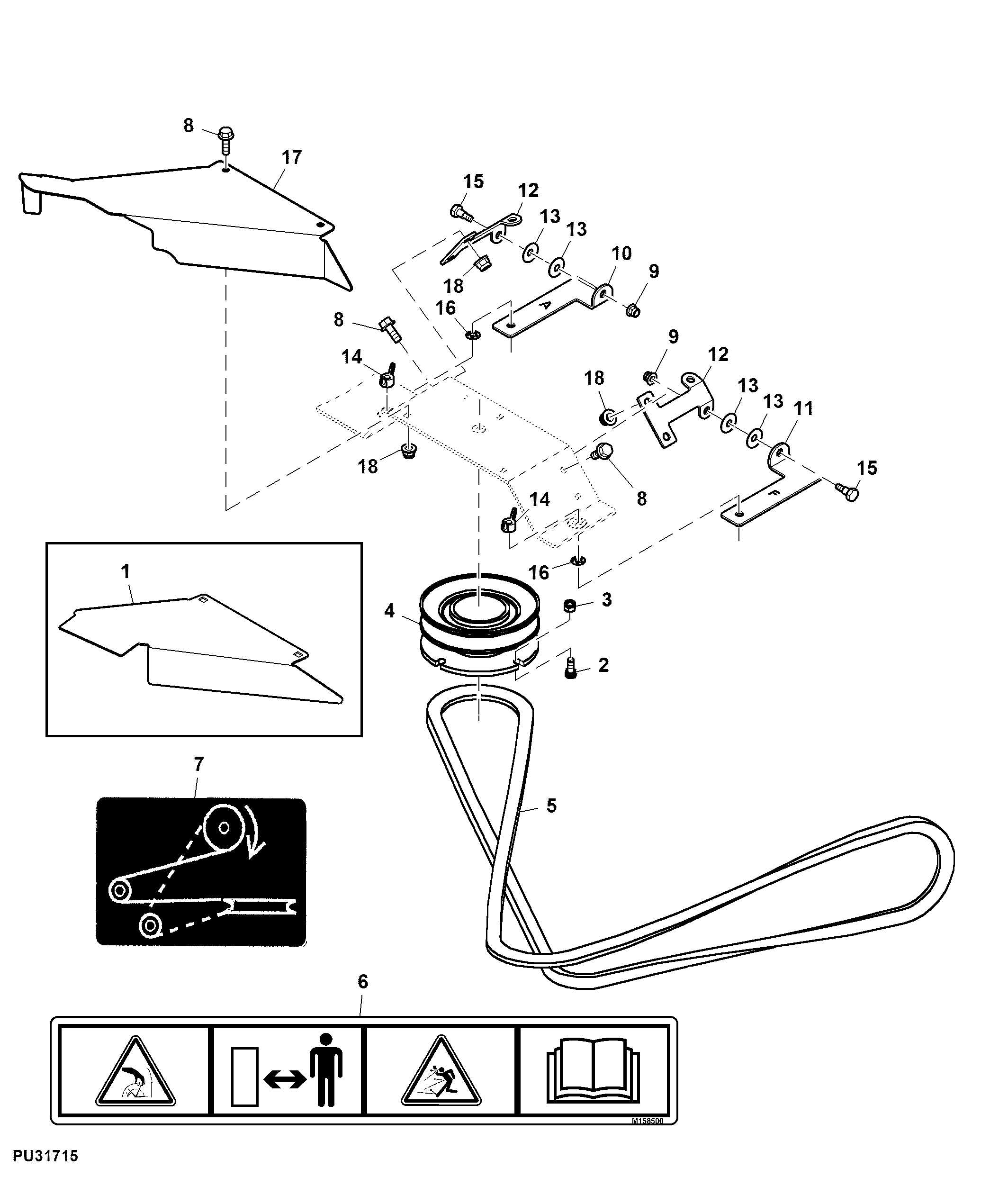 Jacksheave and Belt, 60HC inch (Not for Canada and USA)