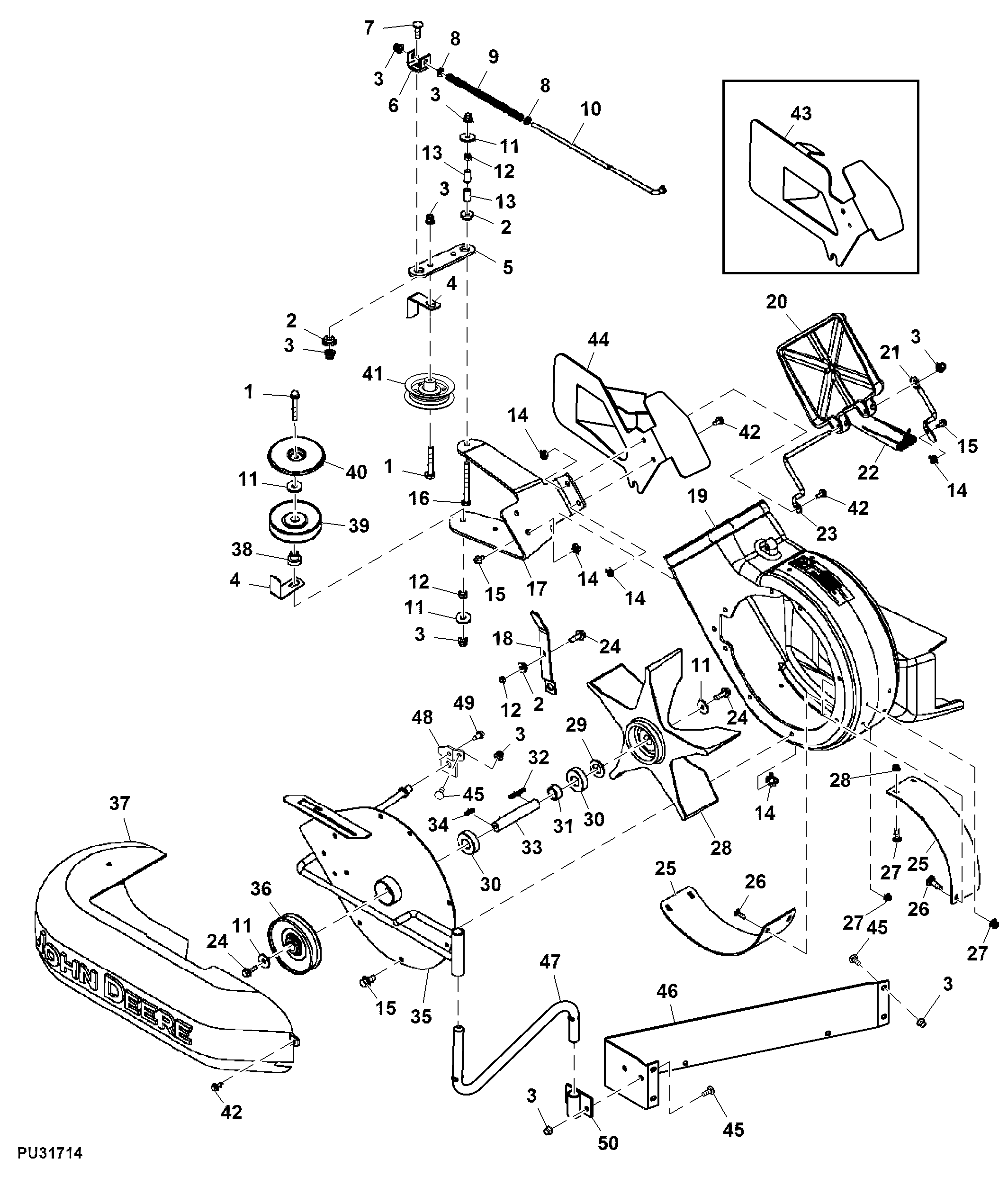 Blower Housing, 60HC inch (Not for Canada and USA)