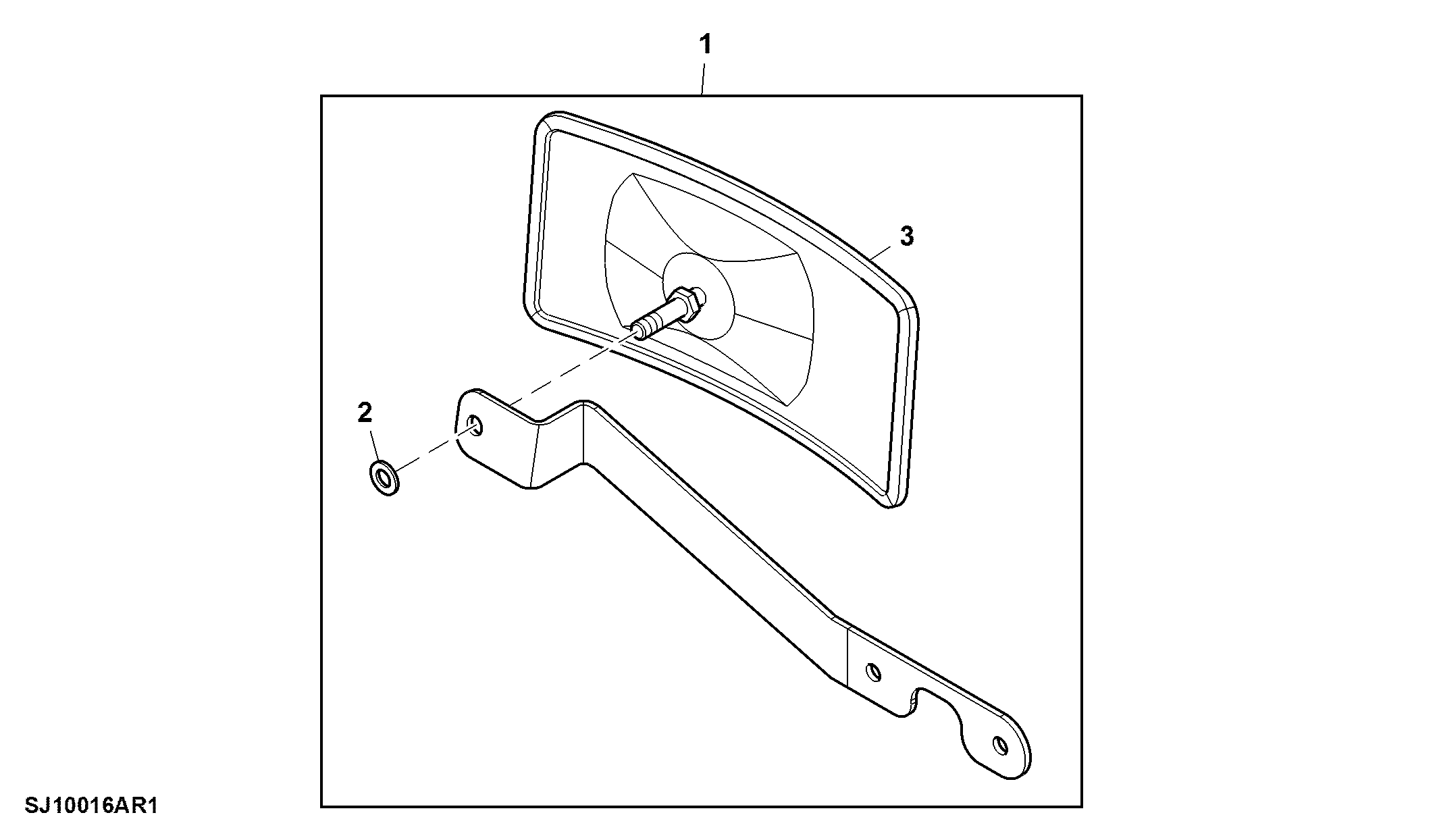 Attachment, Additional Rear View Mirror