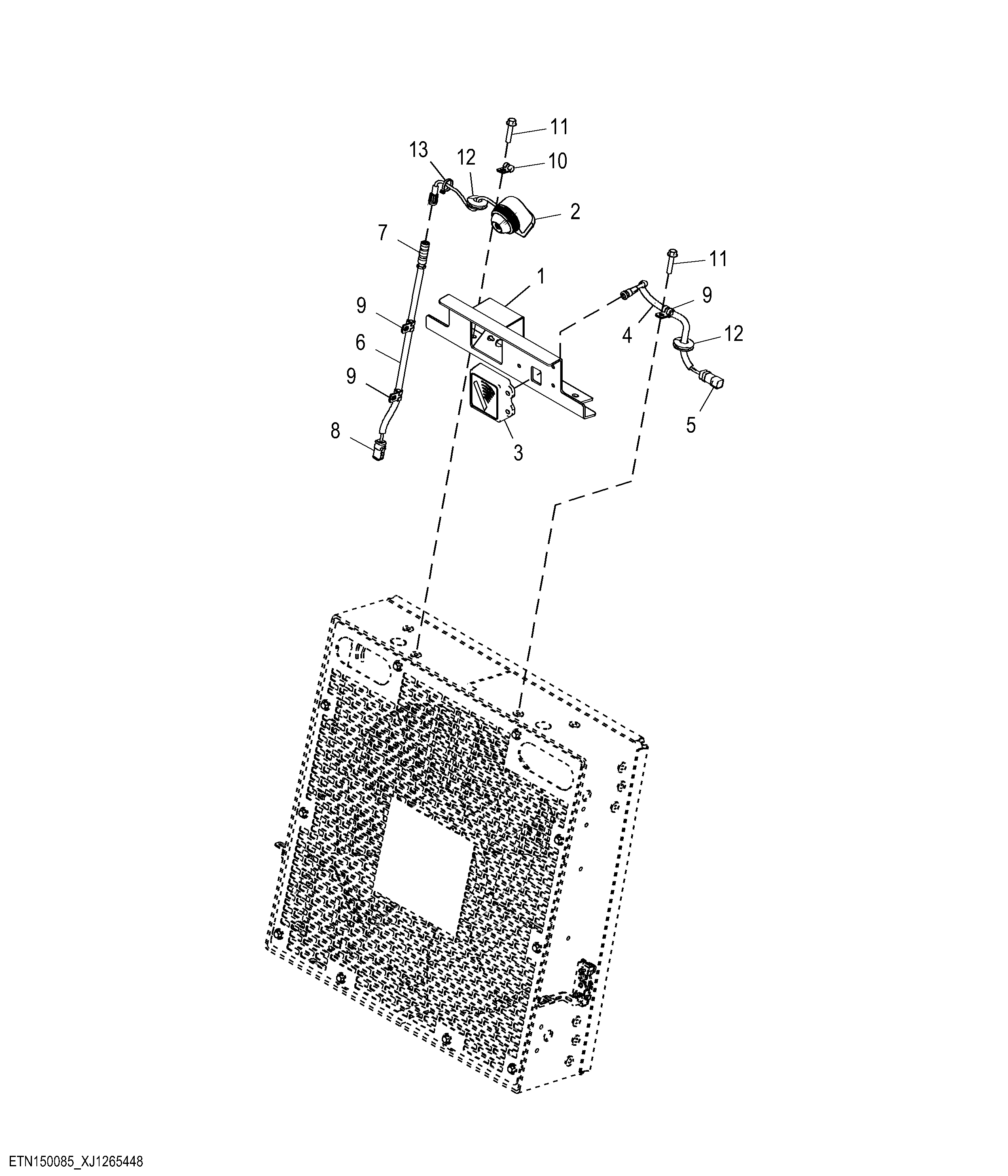 Rear Camera and Rear Object Radar Detection