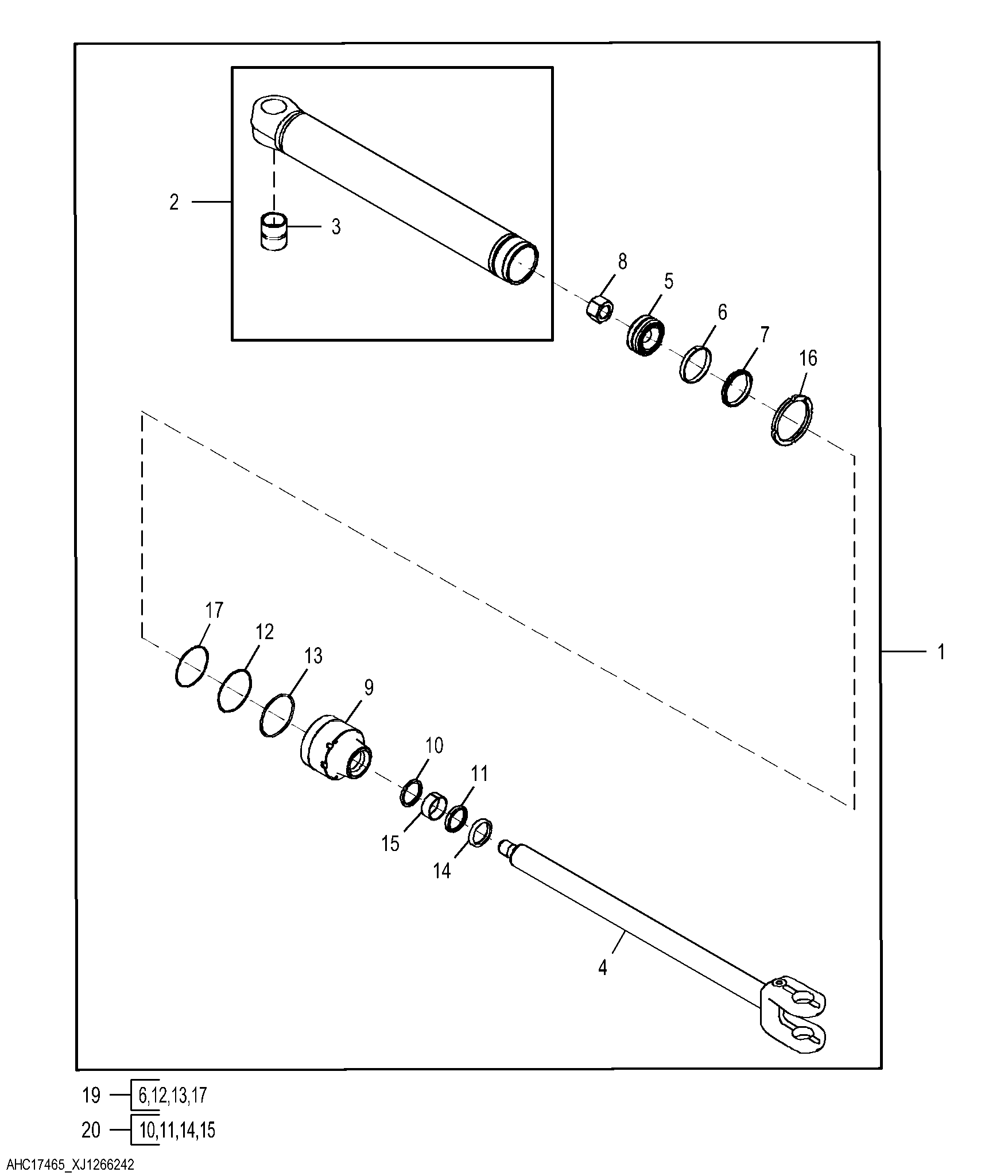 Bucket Cylinder Components, Tool Carrier Linkage (TLC)