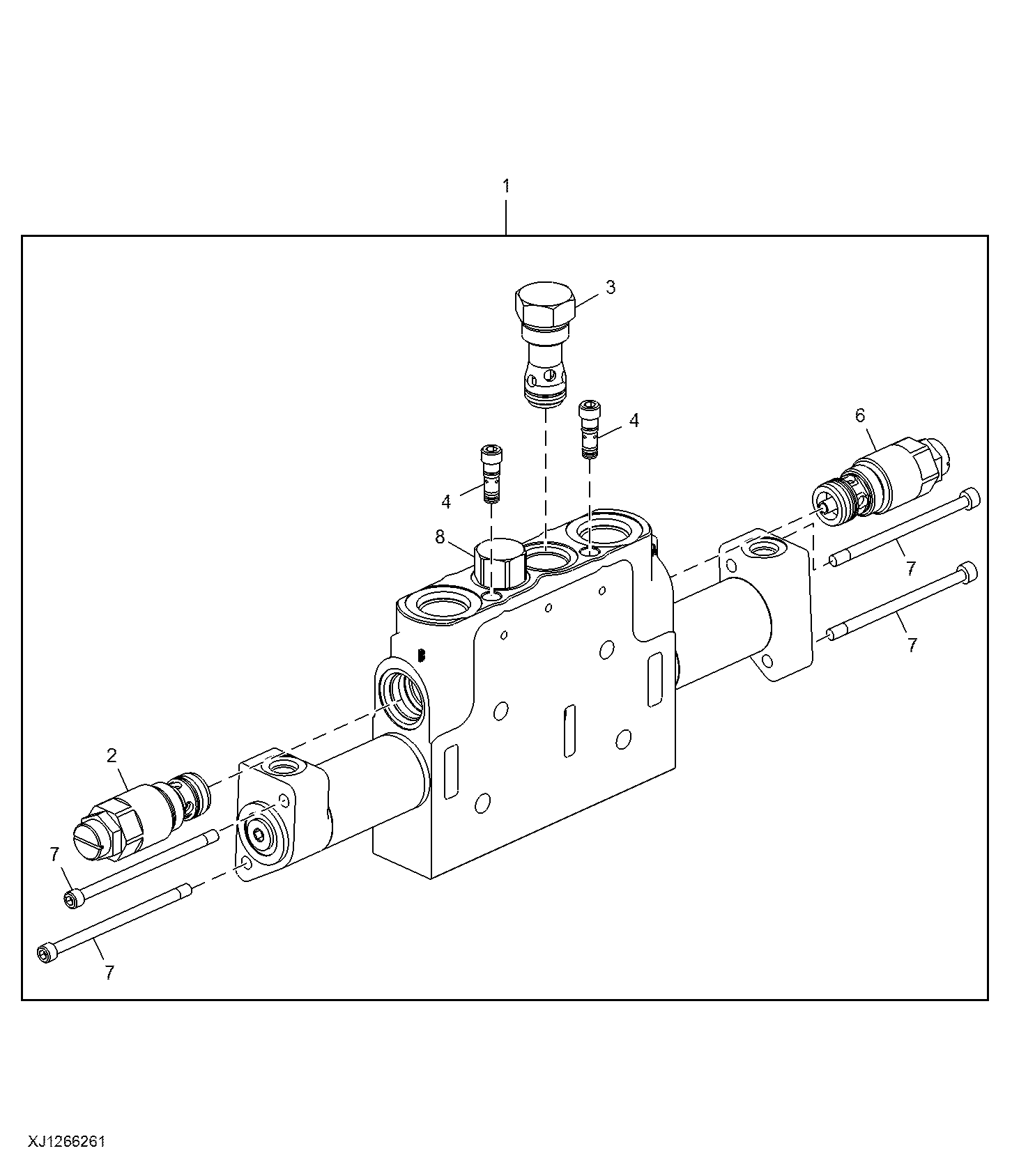 Loader Control Valve, Bucket Section, Tool Carrier