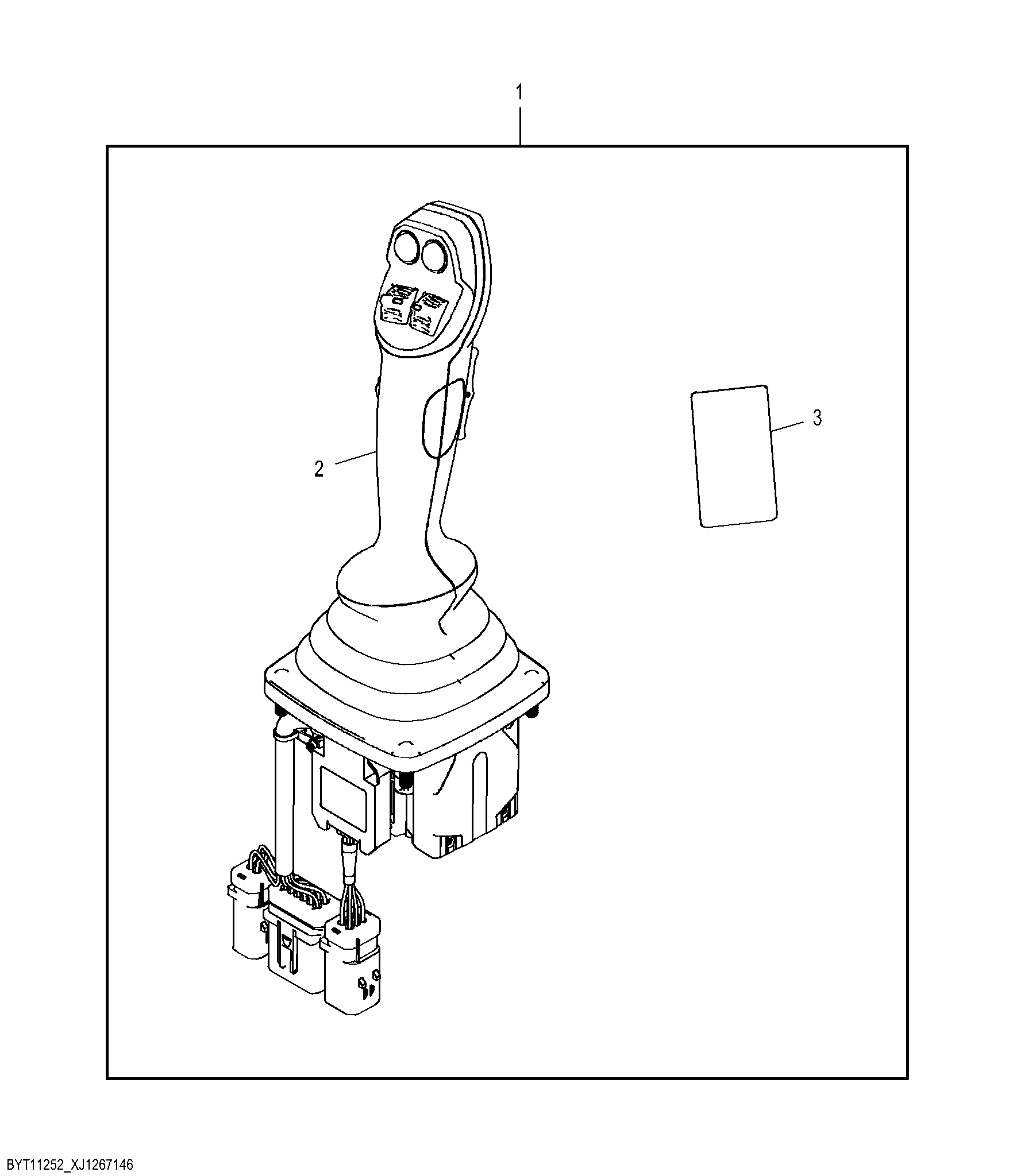 Multi Axis Lever to Multi Axis Lever with Additional Aux Kit