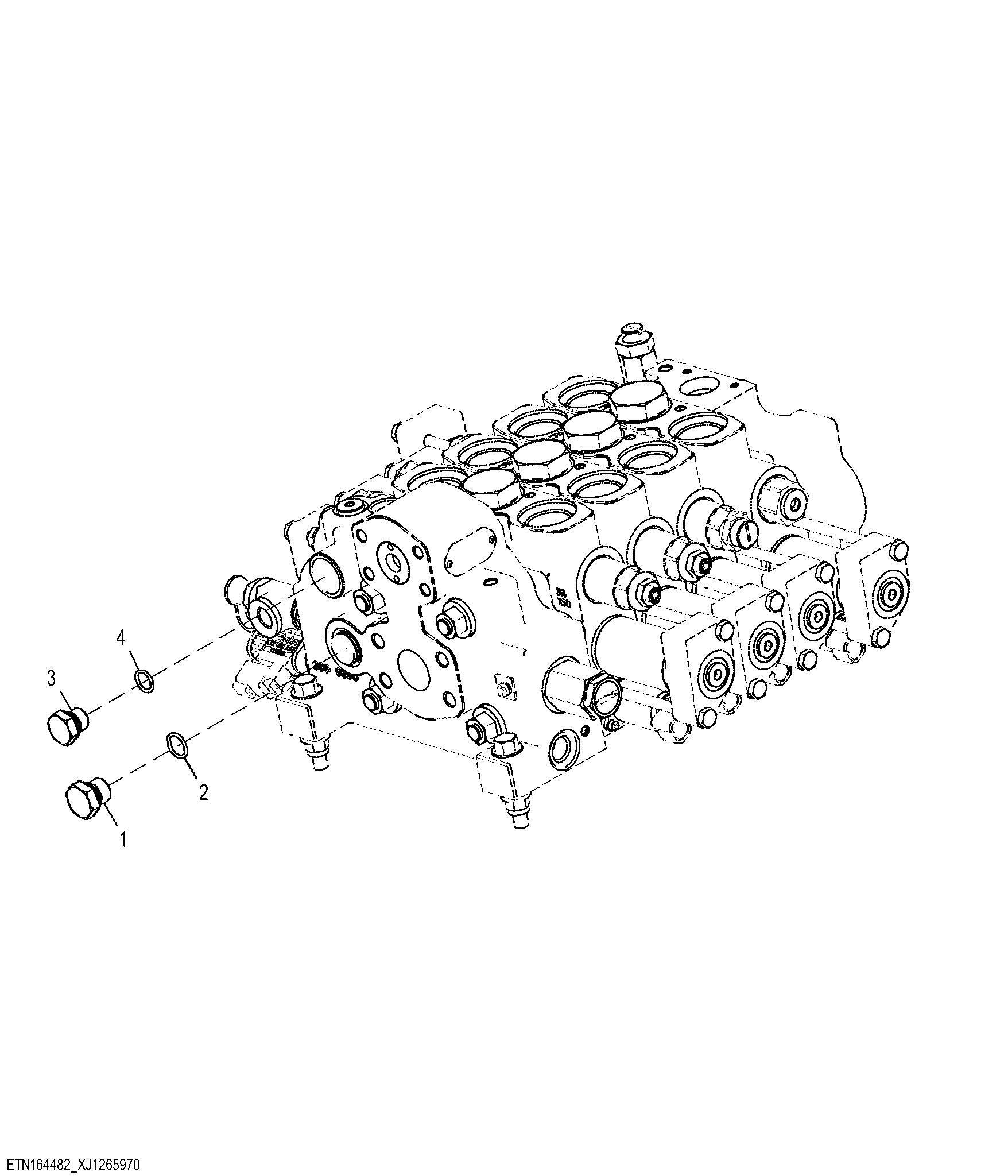 Loader Control Valve Plug