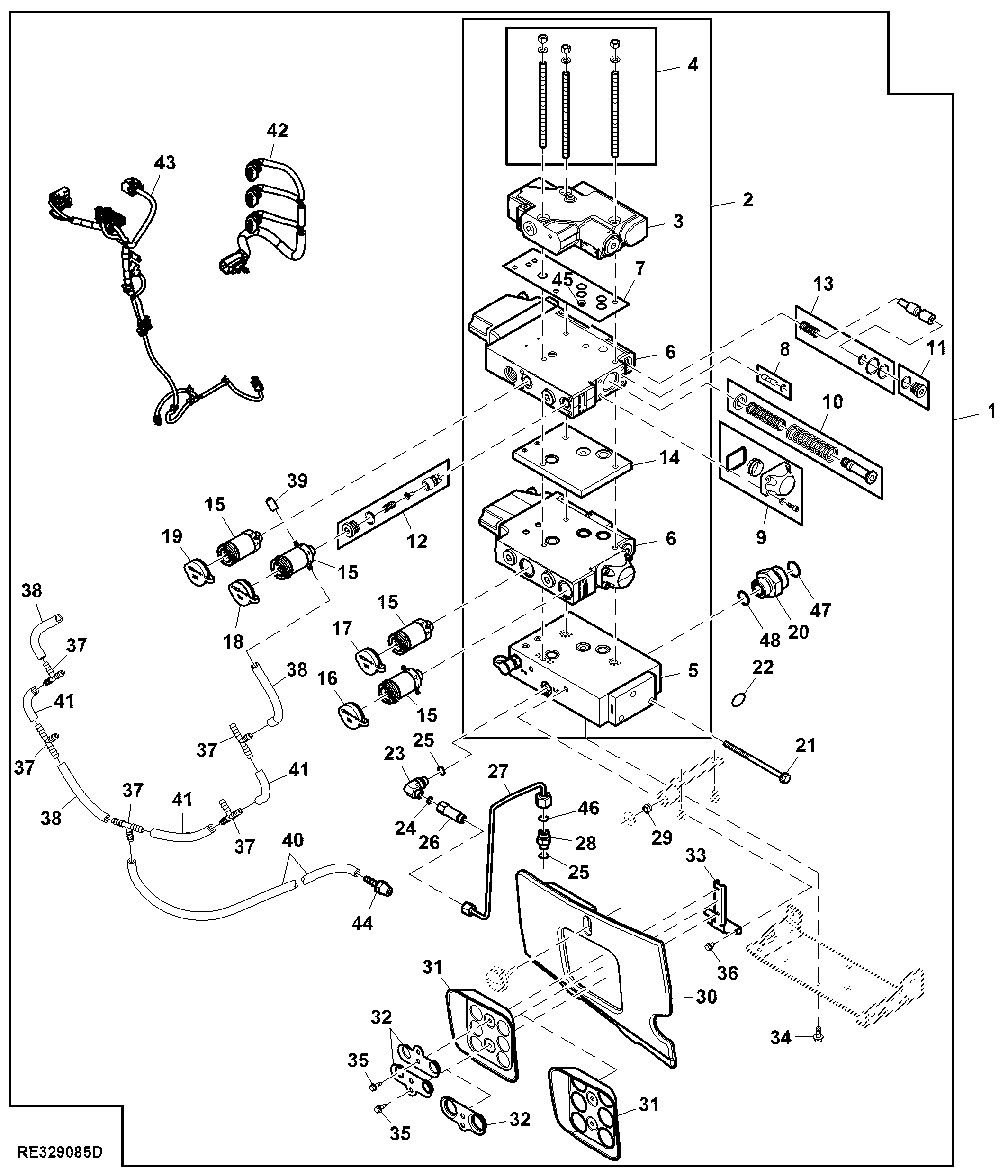 Valve Kit, Loader, 1st / 2nd MID-SCV, W / TLS™