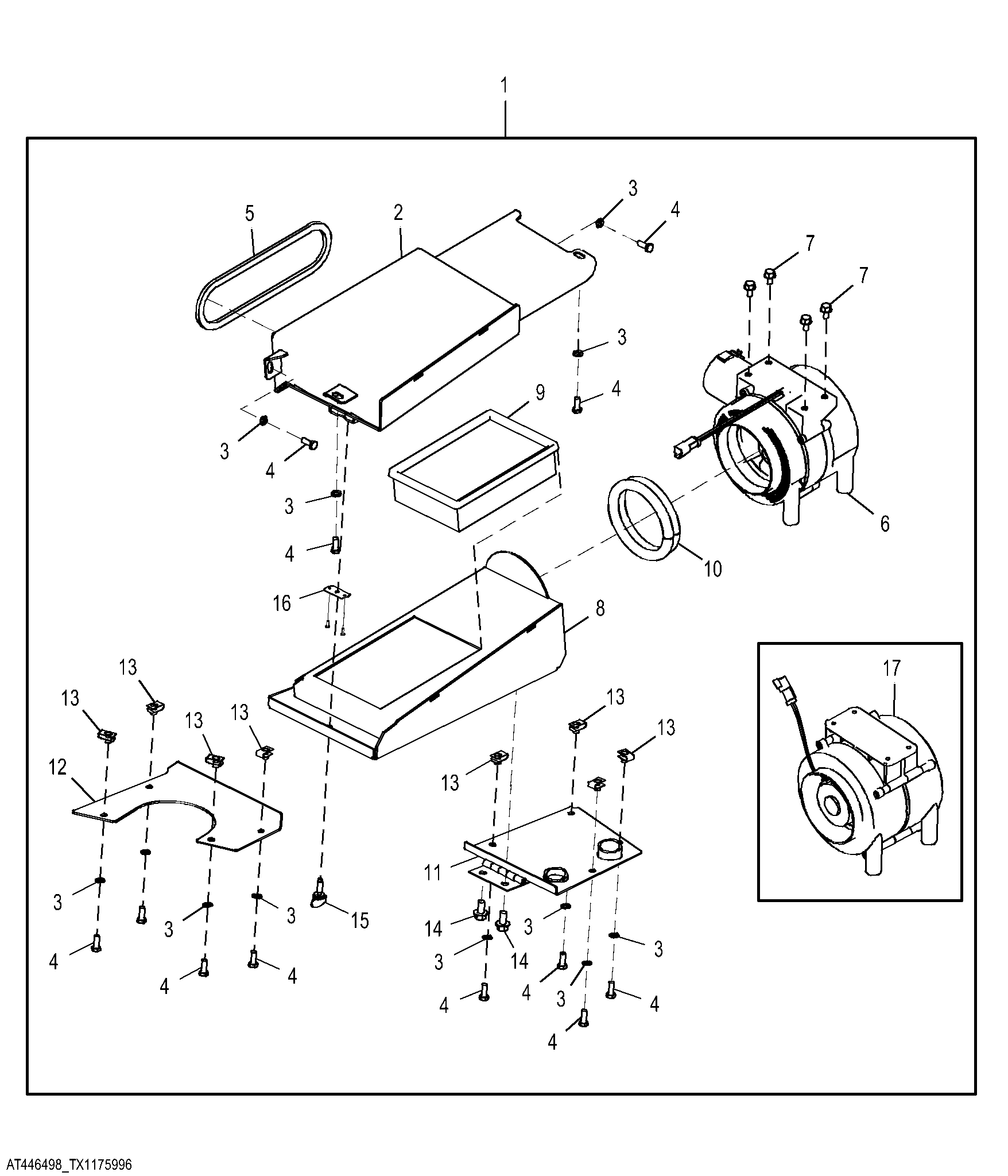Heating and Air Conditioning Powered Precleaner Kit