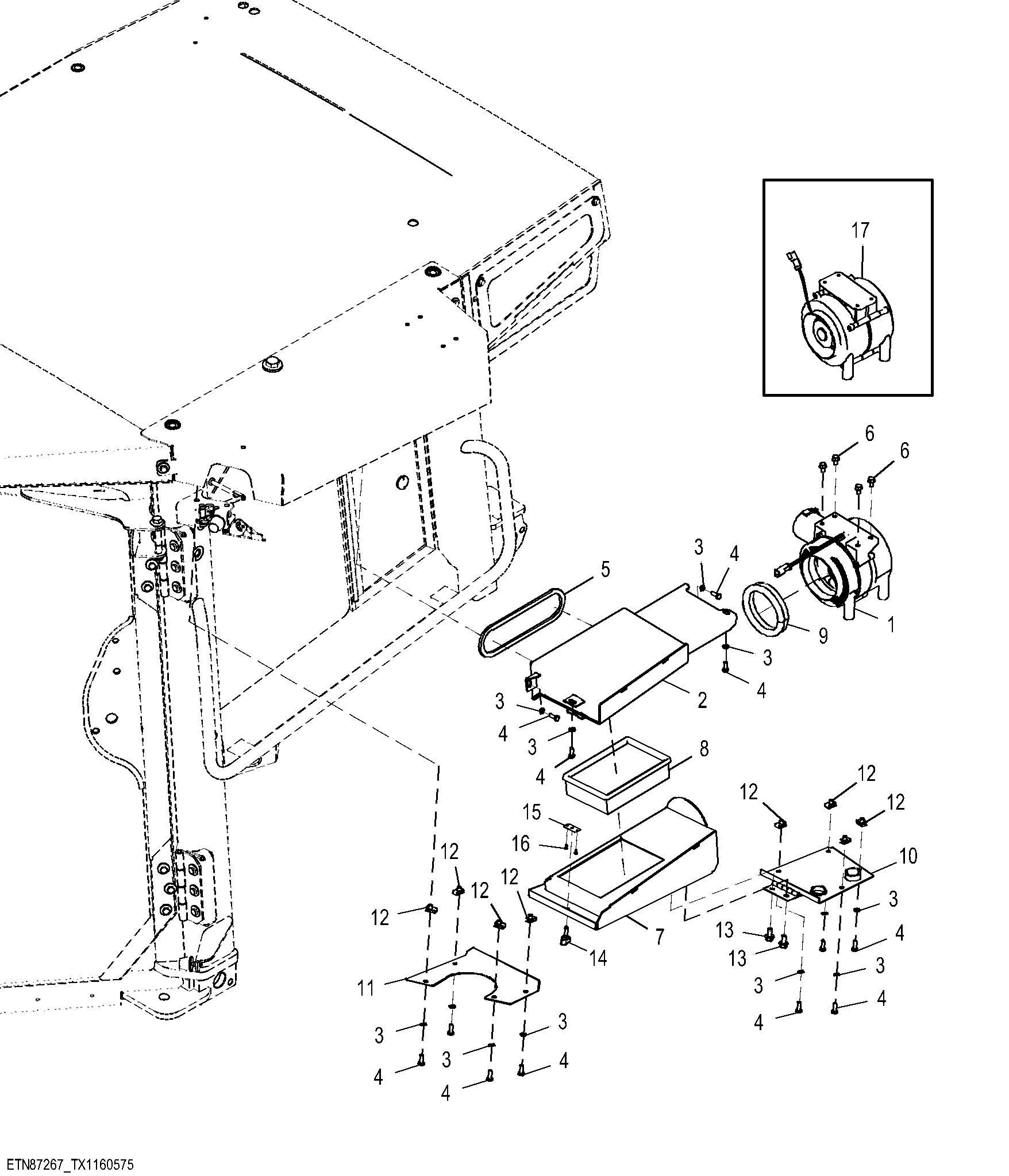 Heating and Air Conditioning Powered Precleaner
