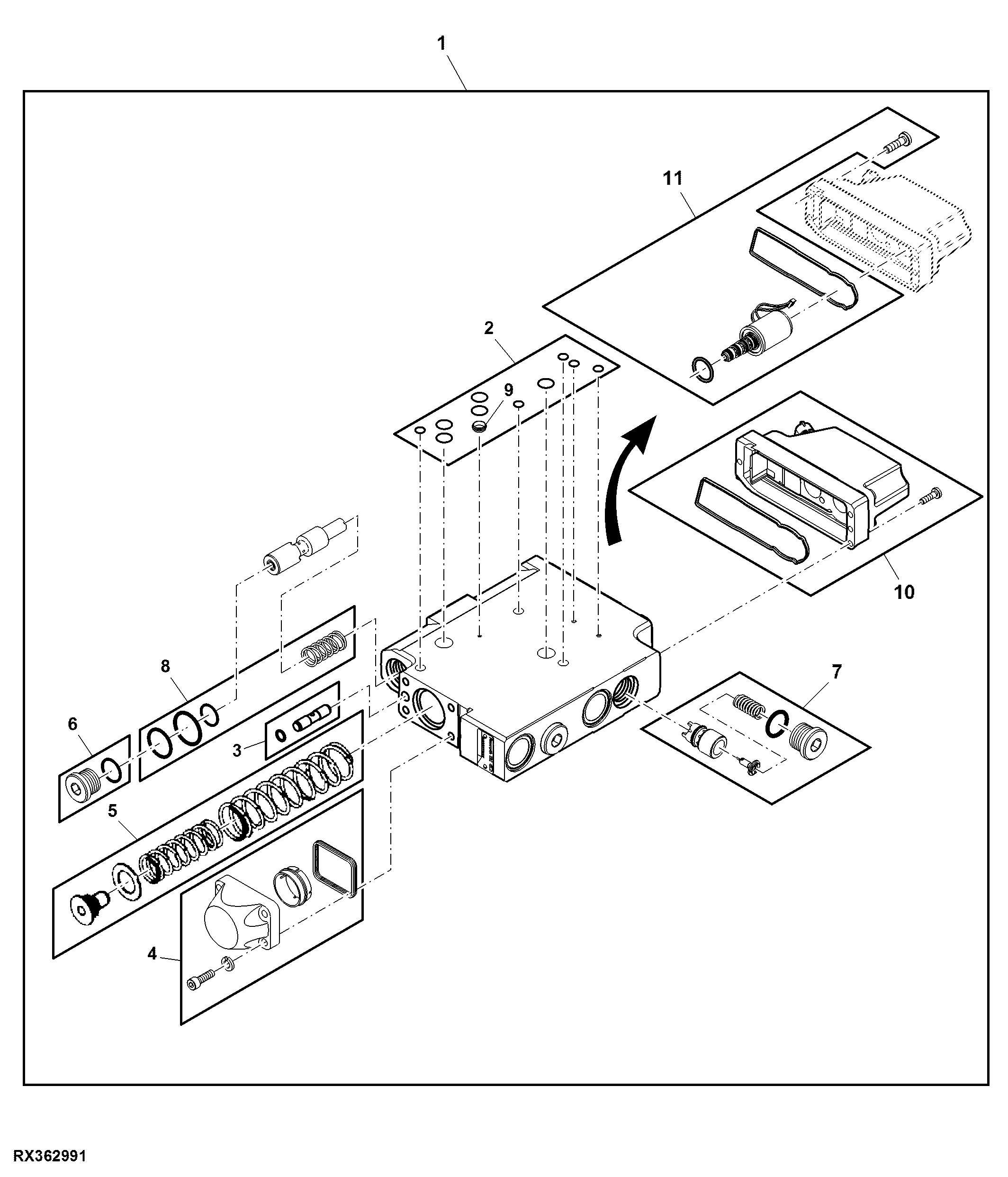 Selective Control Valve, High Flow (For Scraper)