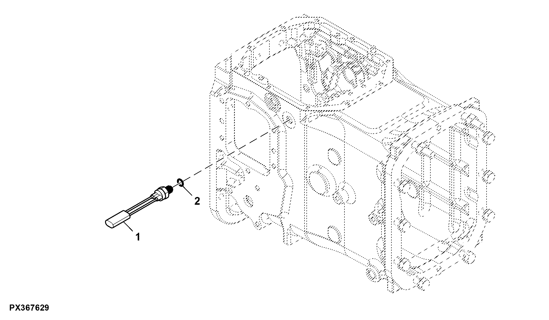 Reverse Alarm Switch, Transmission 9X3, SyncShuttle™