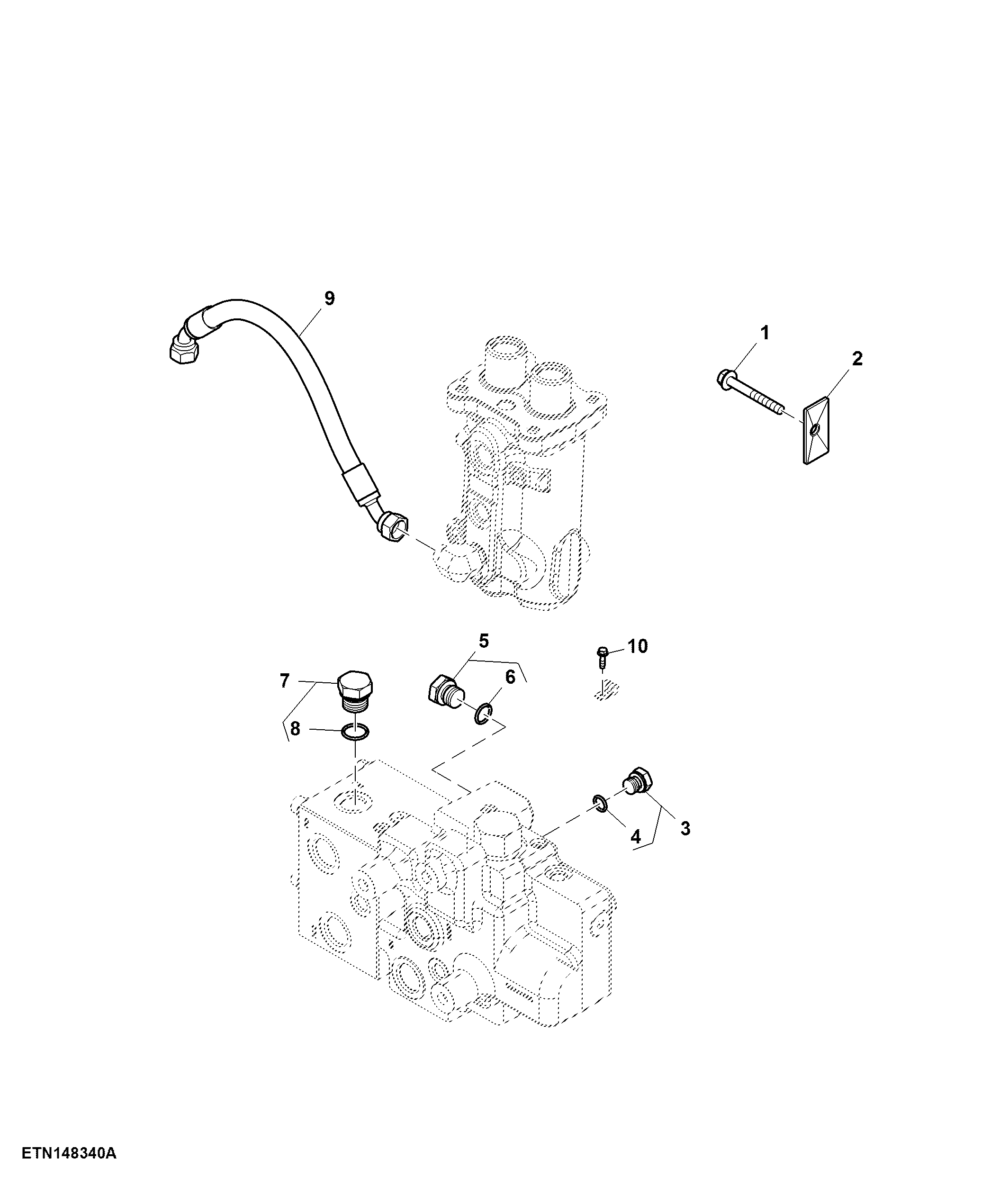 Plug, Steering System, ACS™, W/O Trailer Brake ( - 804100)