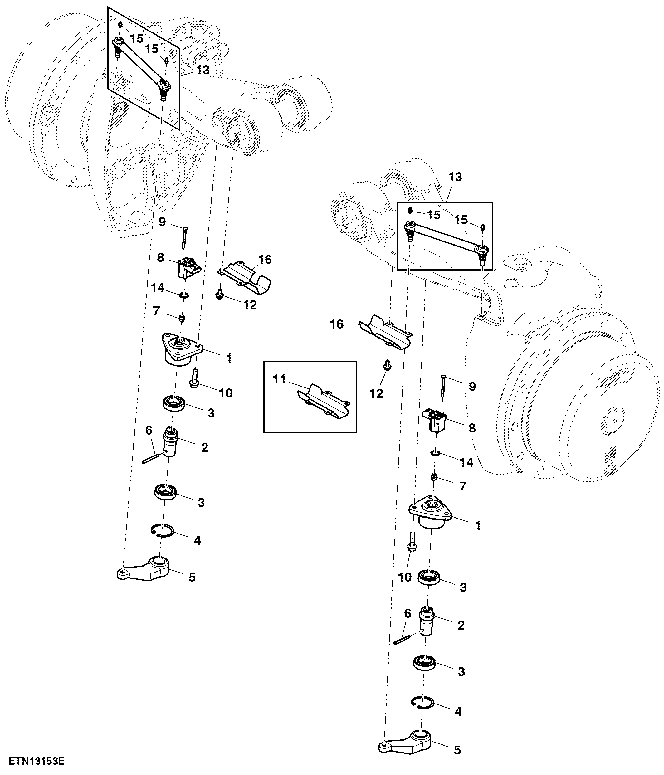 Wheel Angle Sensor, W/ ILS™, ACS™ ( - 140000)