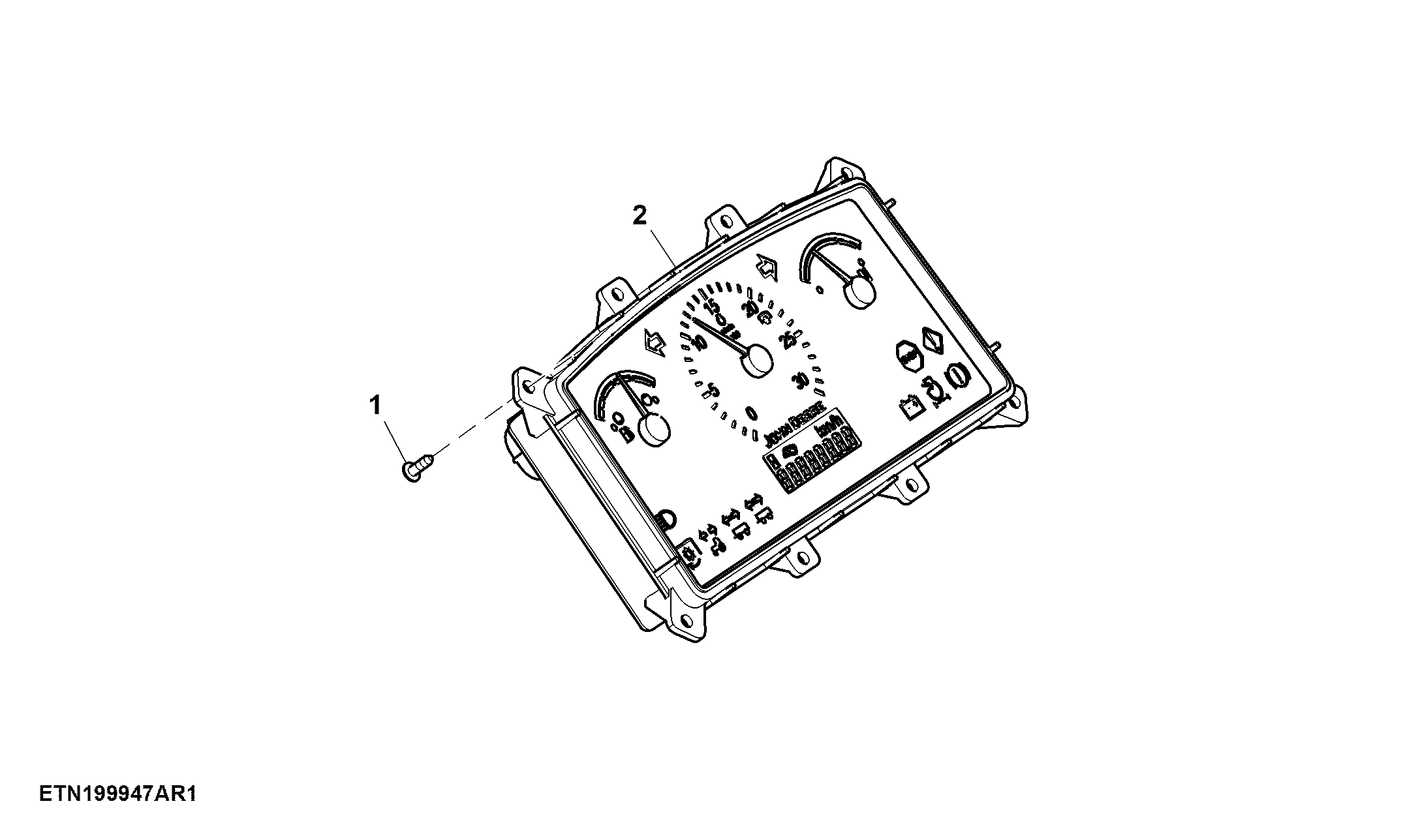 Instrument Cluster, PowerTech™ Electronic ( - 513488)