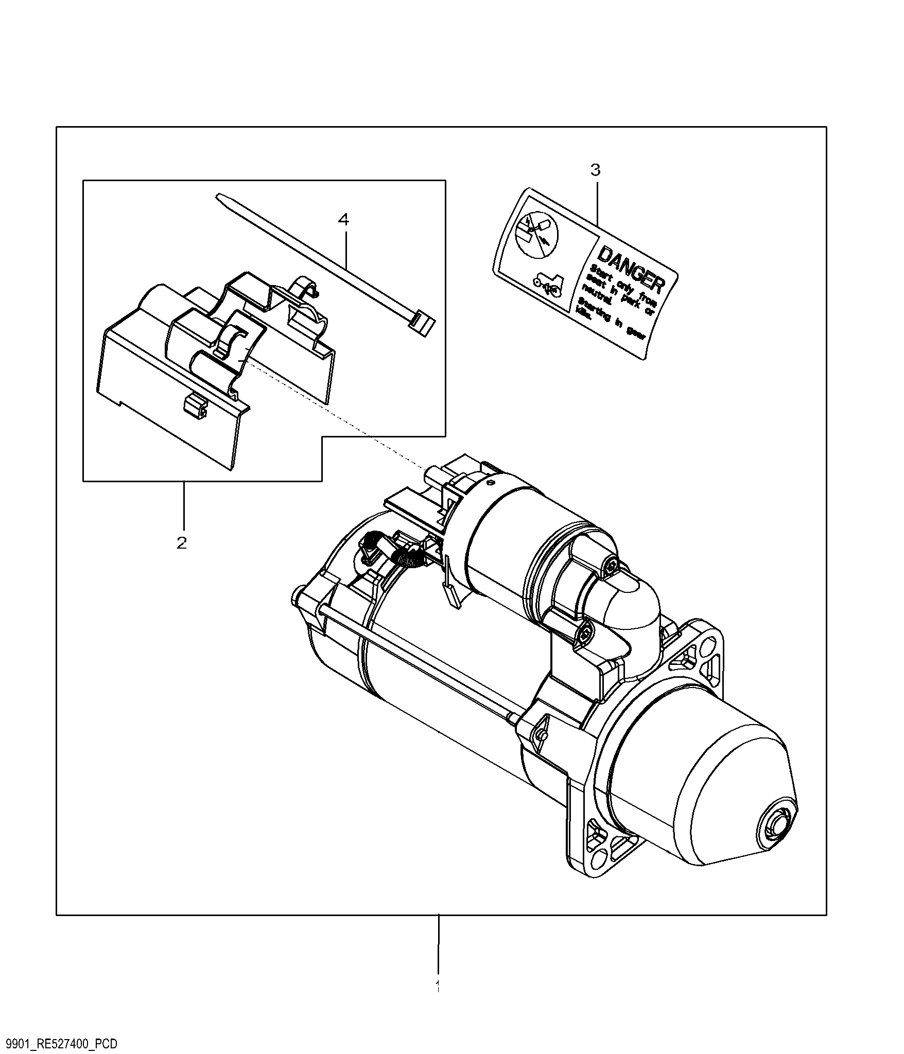 9901 Starter Motor Kit