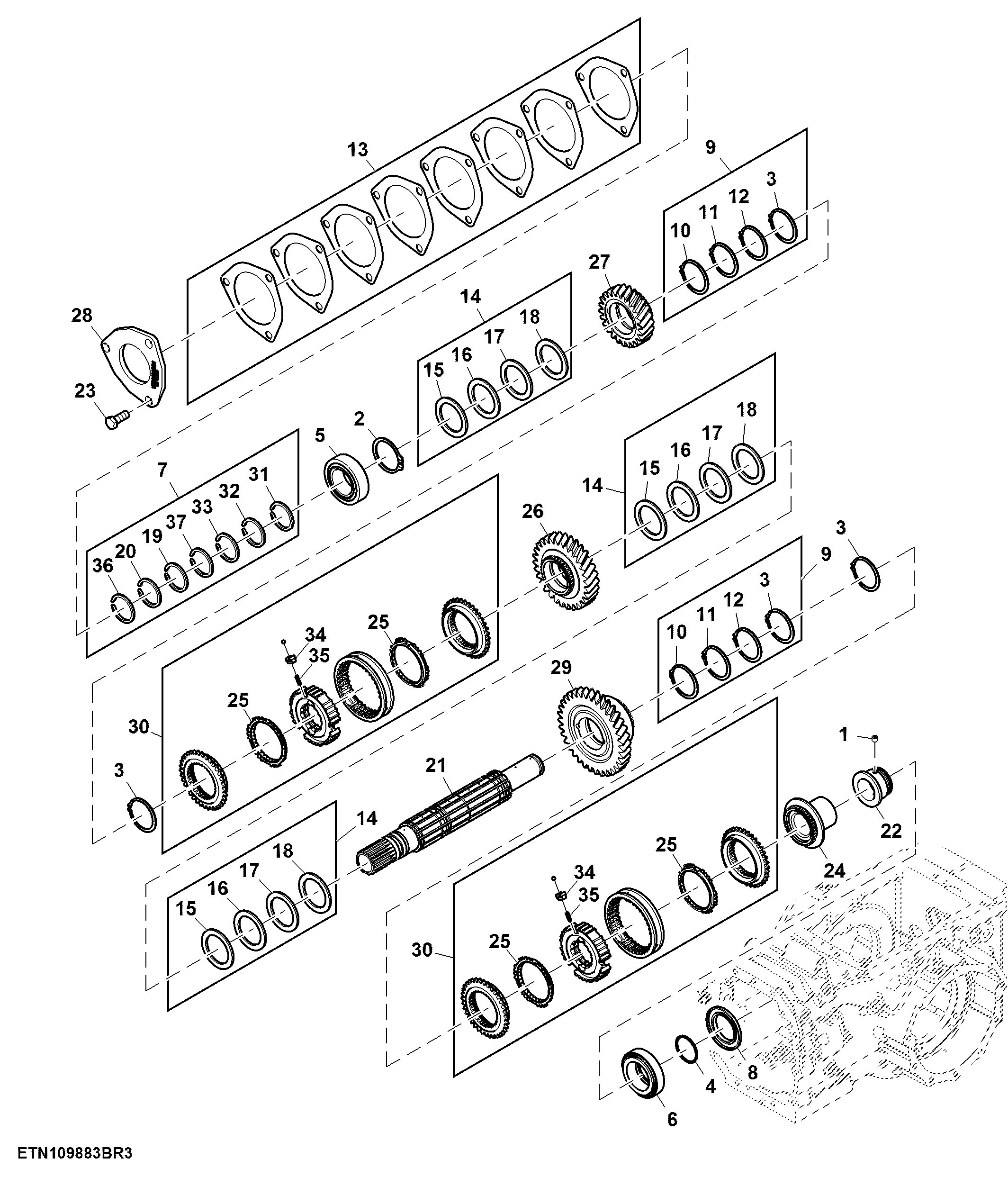 Drive Shaft, First Stage, 40K, PowrReverser™