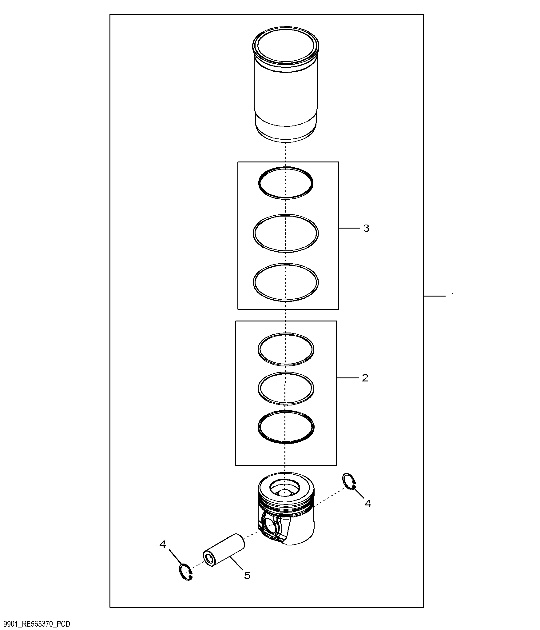 9901 Piston Liner Kit