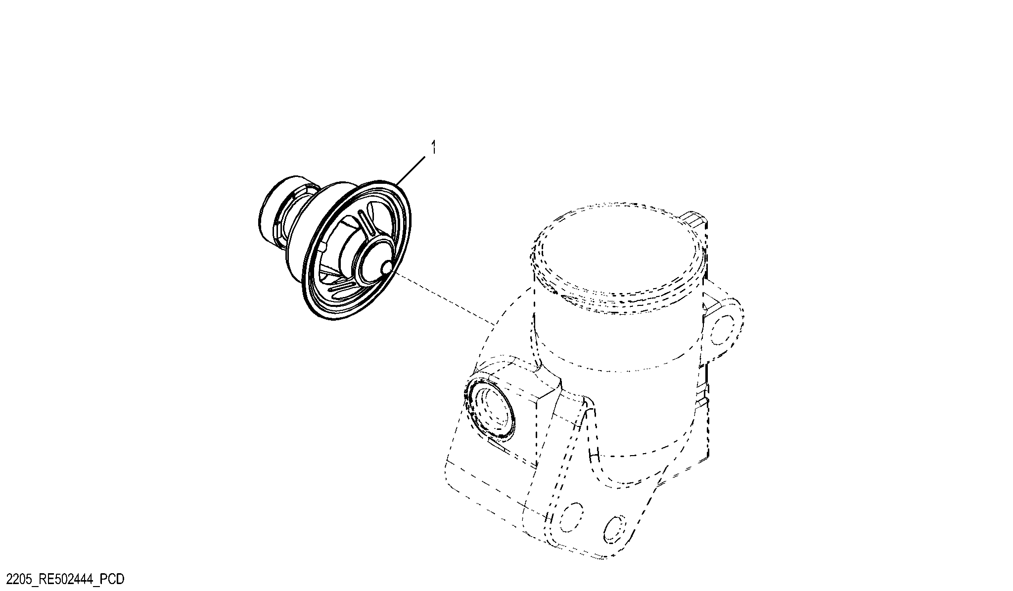 2205 Engine Thermostat ( - 005361)