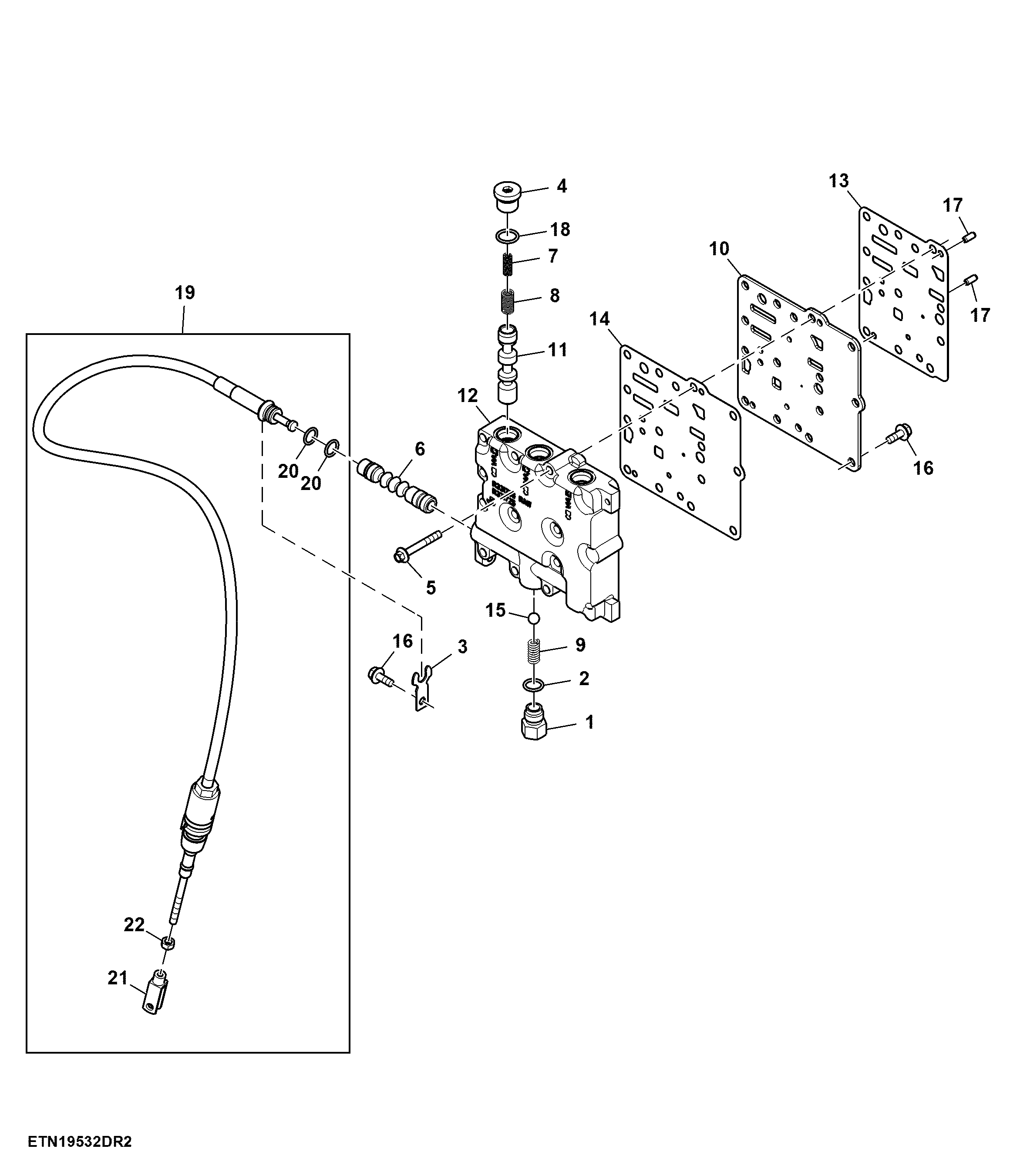 Housing, 4-Speed Shifting W/ Mechanical Reverser Control