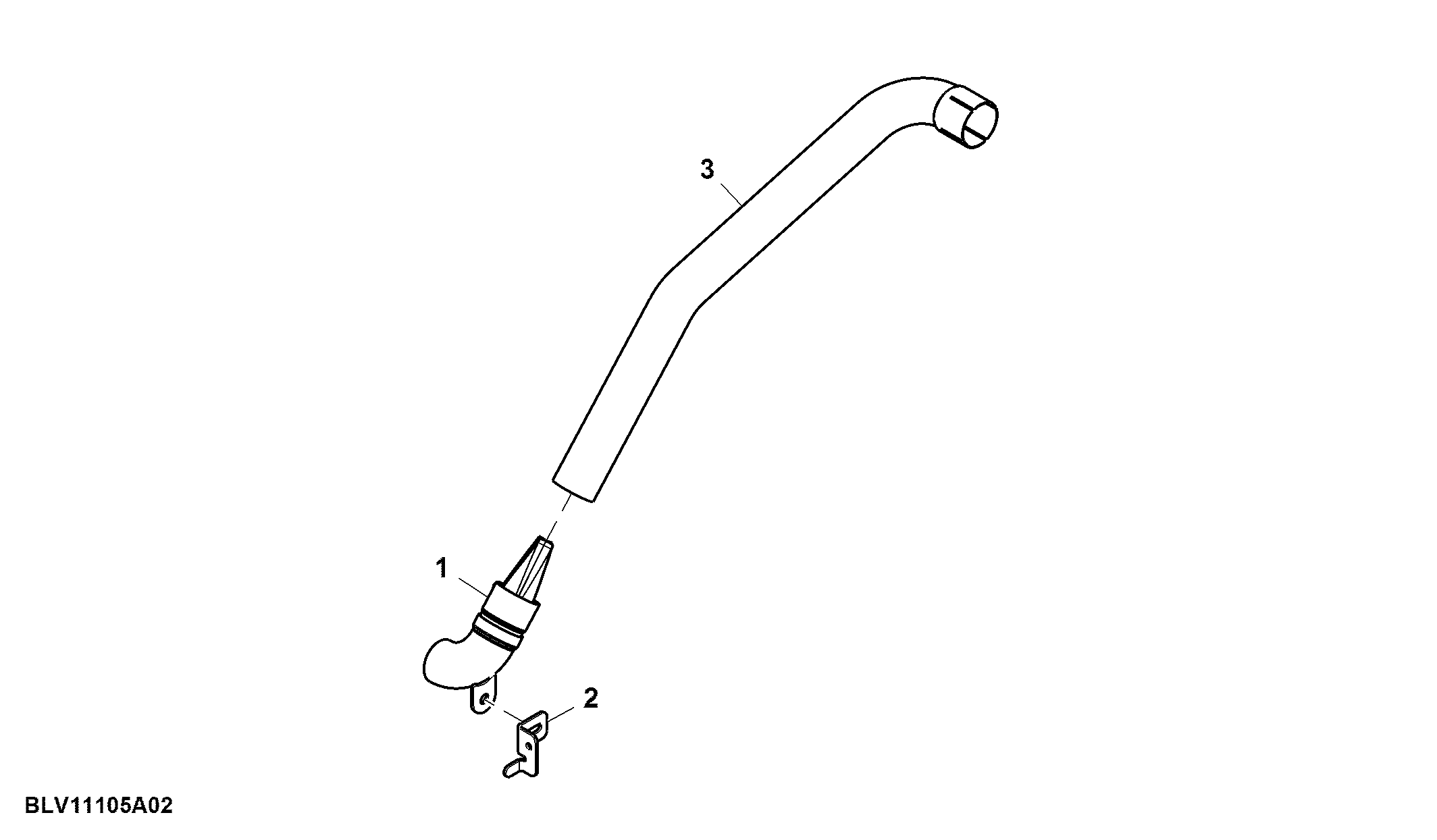 Exhaust Pipe, W/ Spark Arrester