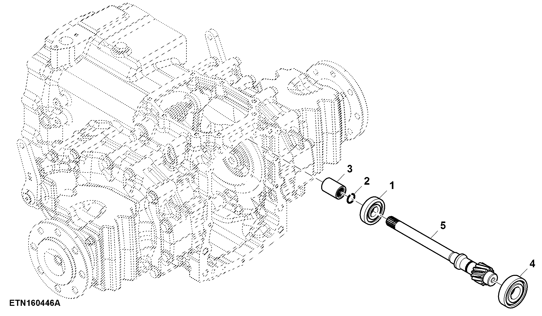 PTO Input Drive Shaft