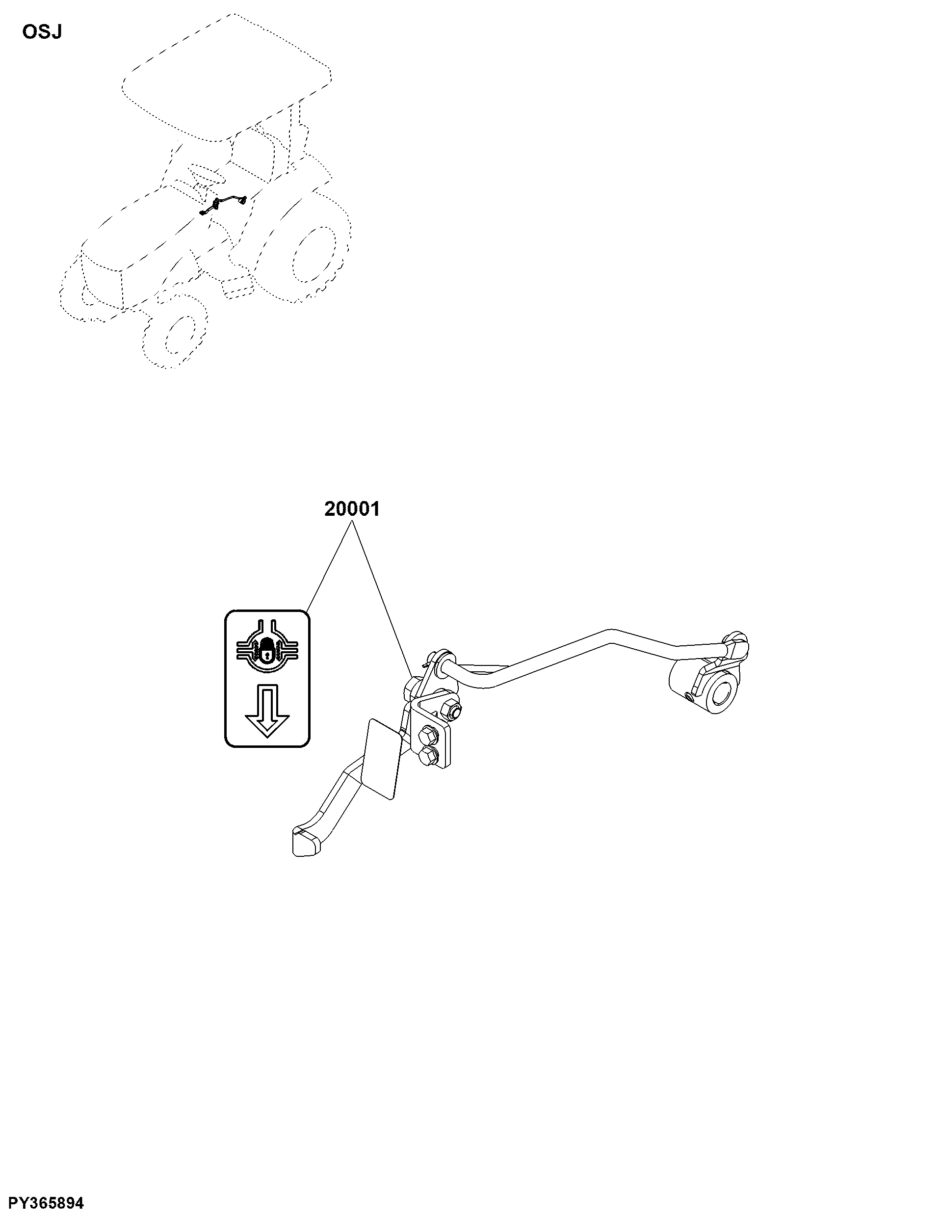 OSJ Rear Differential Lock Controls