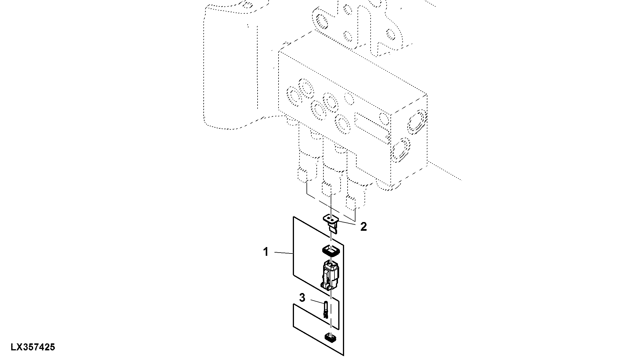 Connectors, Control Valve, Hydraulic Oil Lines, Differential Lock