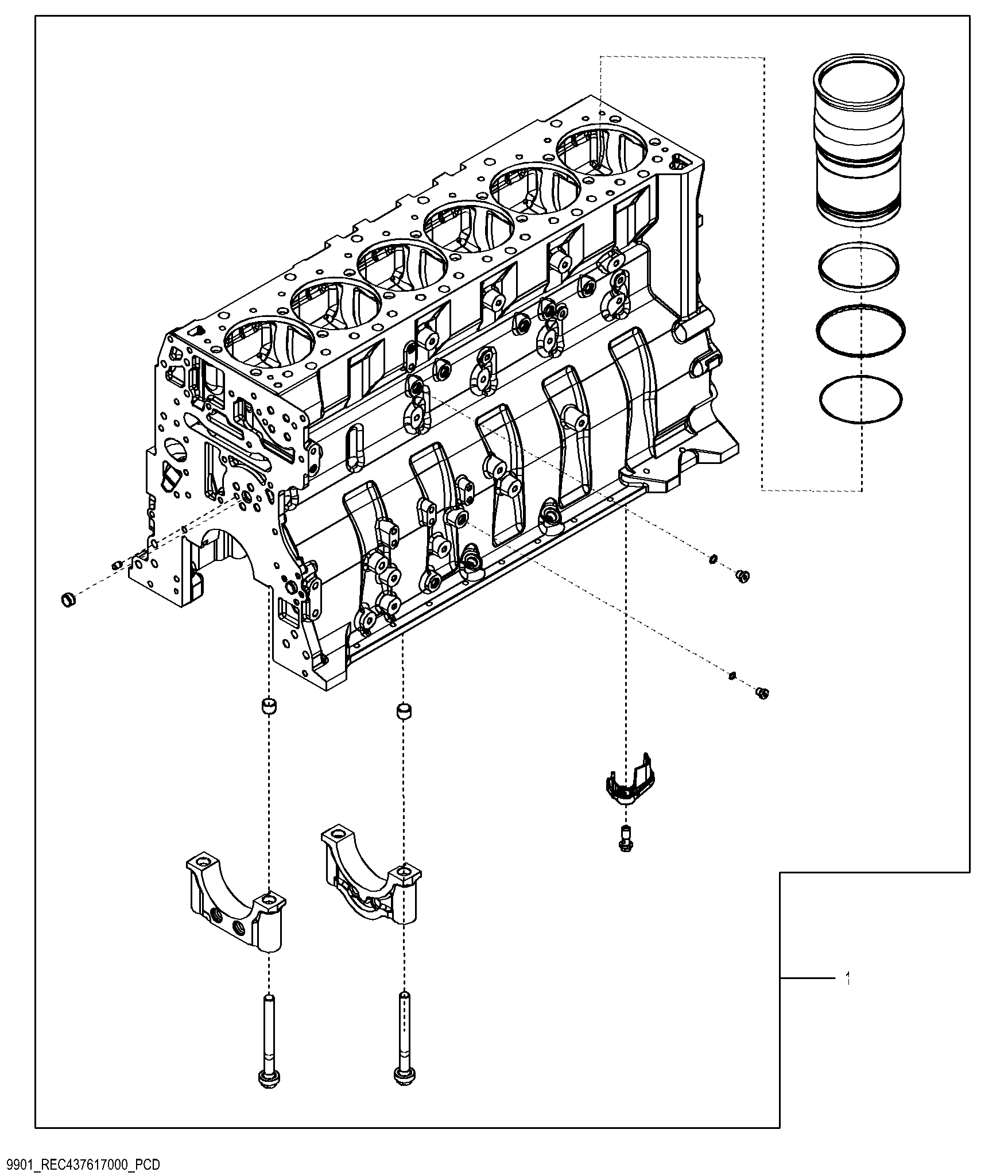 9901 Short Block Assembly